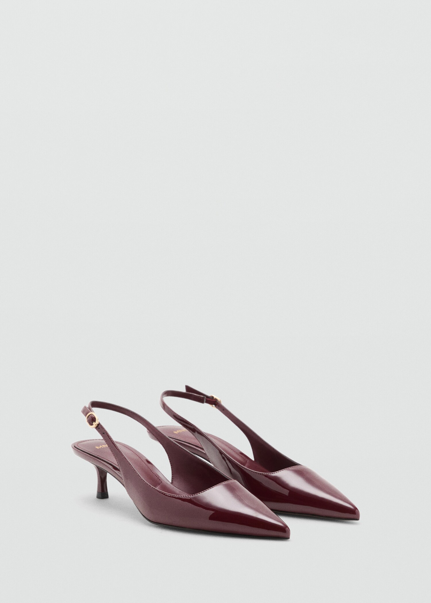 Chaussures vernies talon kitten heel - Plan moyen