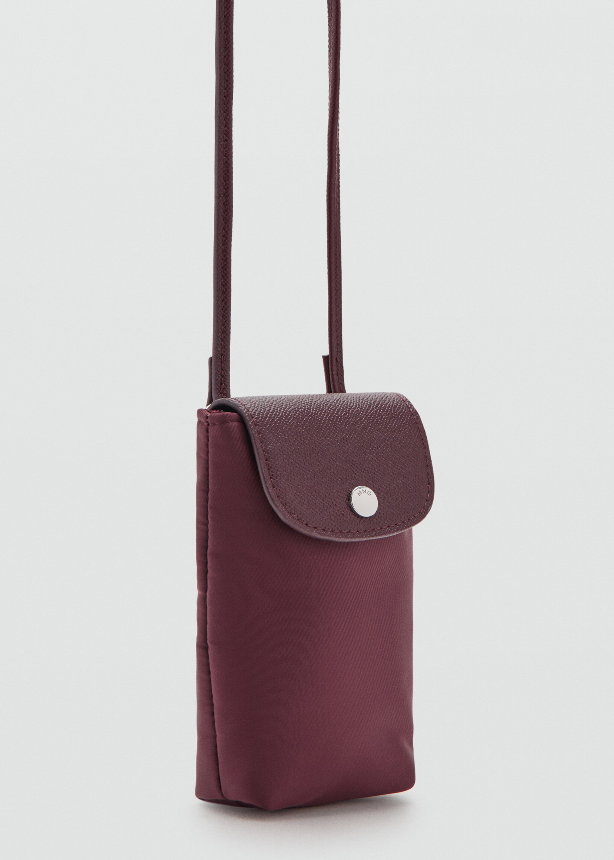 Combined nylon mobile phone case - Medium plane, Burgundy. Ref: 17054123-00.