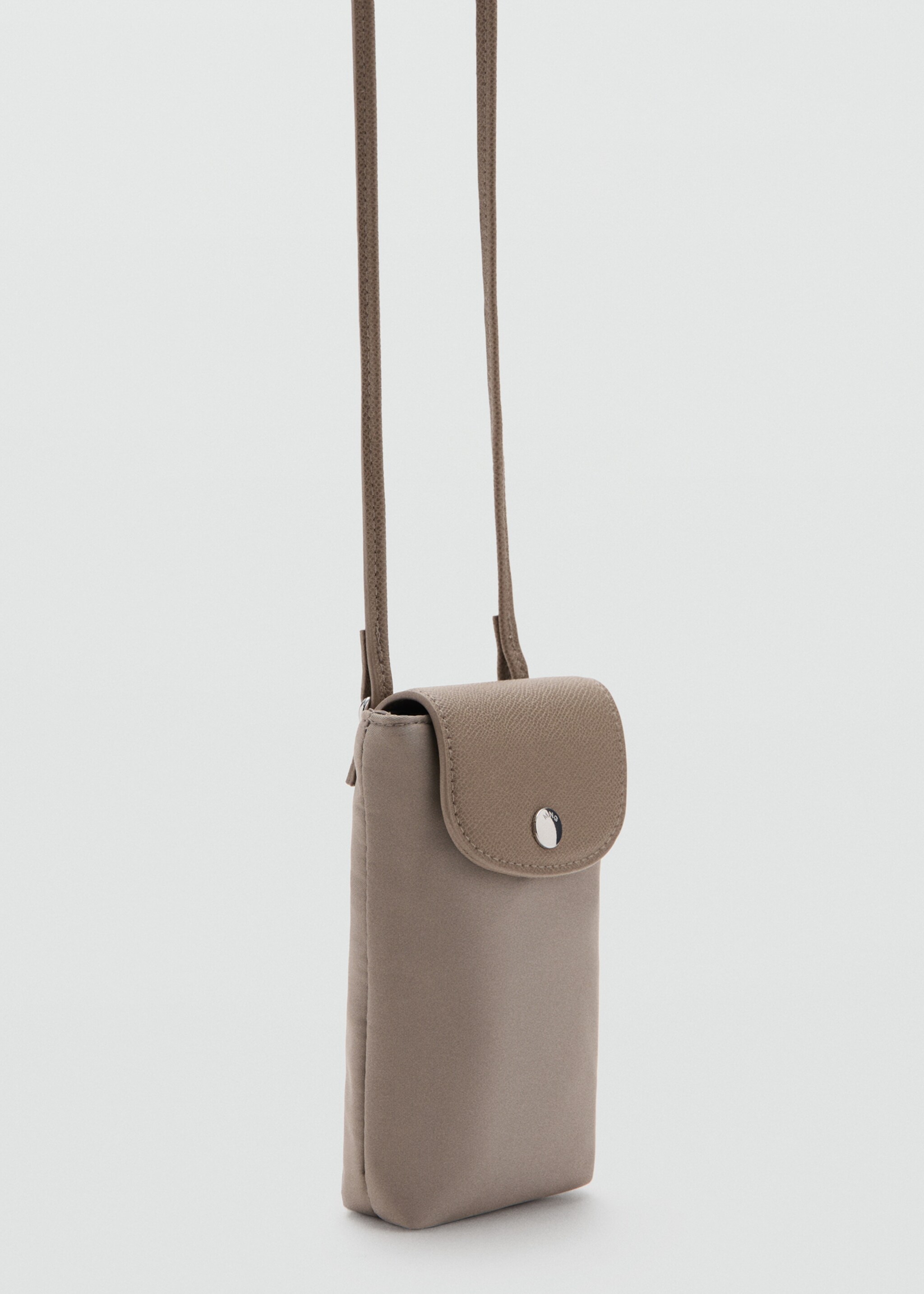 Combined nylon mobile phone case - Medium plane, Light/Pastel Brown. Ref: 17054123-00.