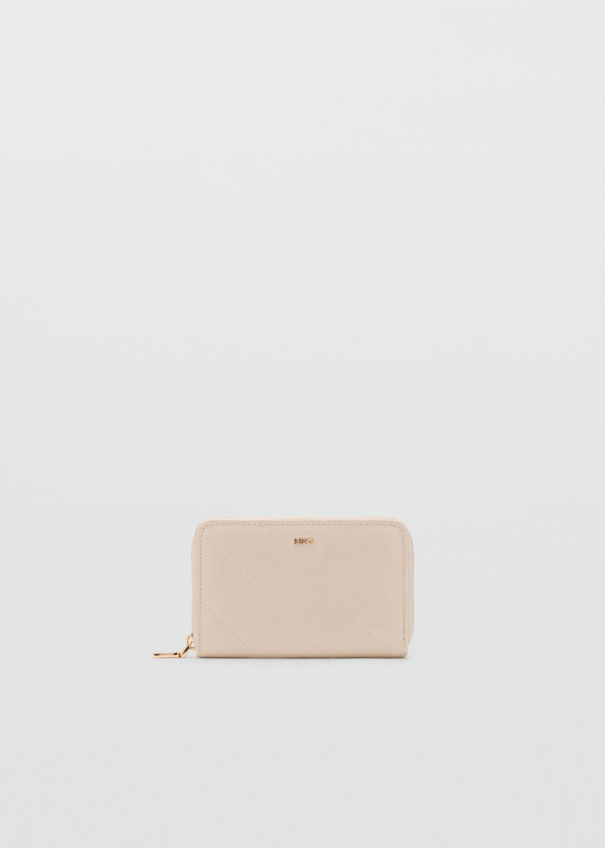 Medium patent leather wallet - Article without model, Off White. Ref: 17054125-00.