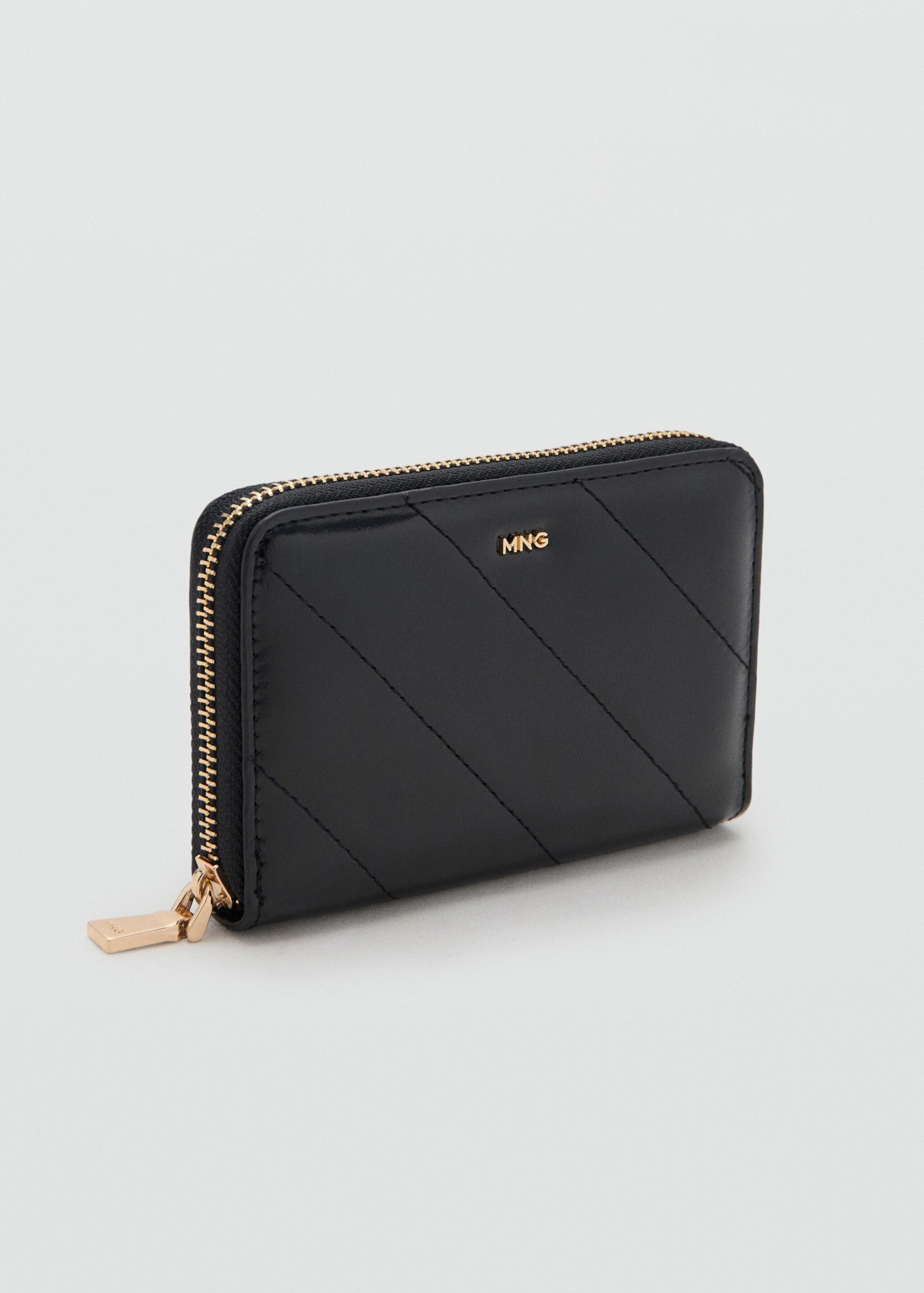 Medium patent leather wallet - Medium plane, Black. Ref: 17054125-00.