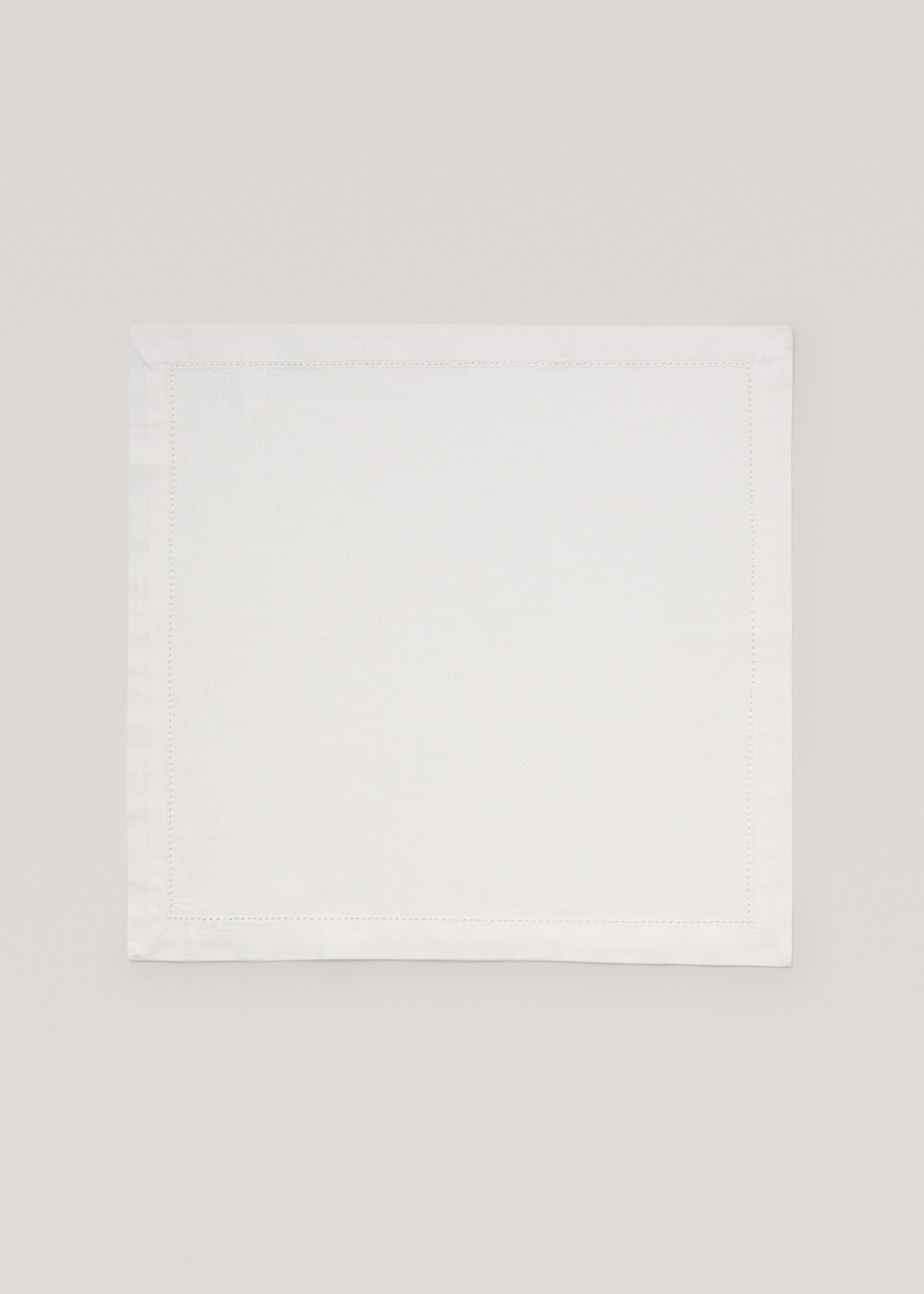 Serviette de table coton ajourée - Article sans modèle