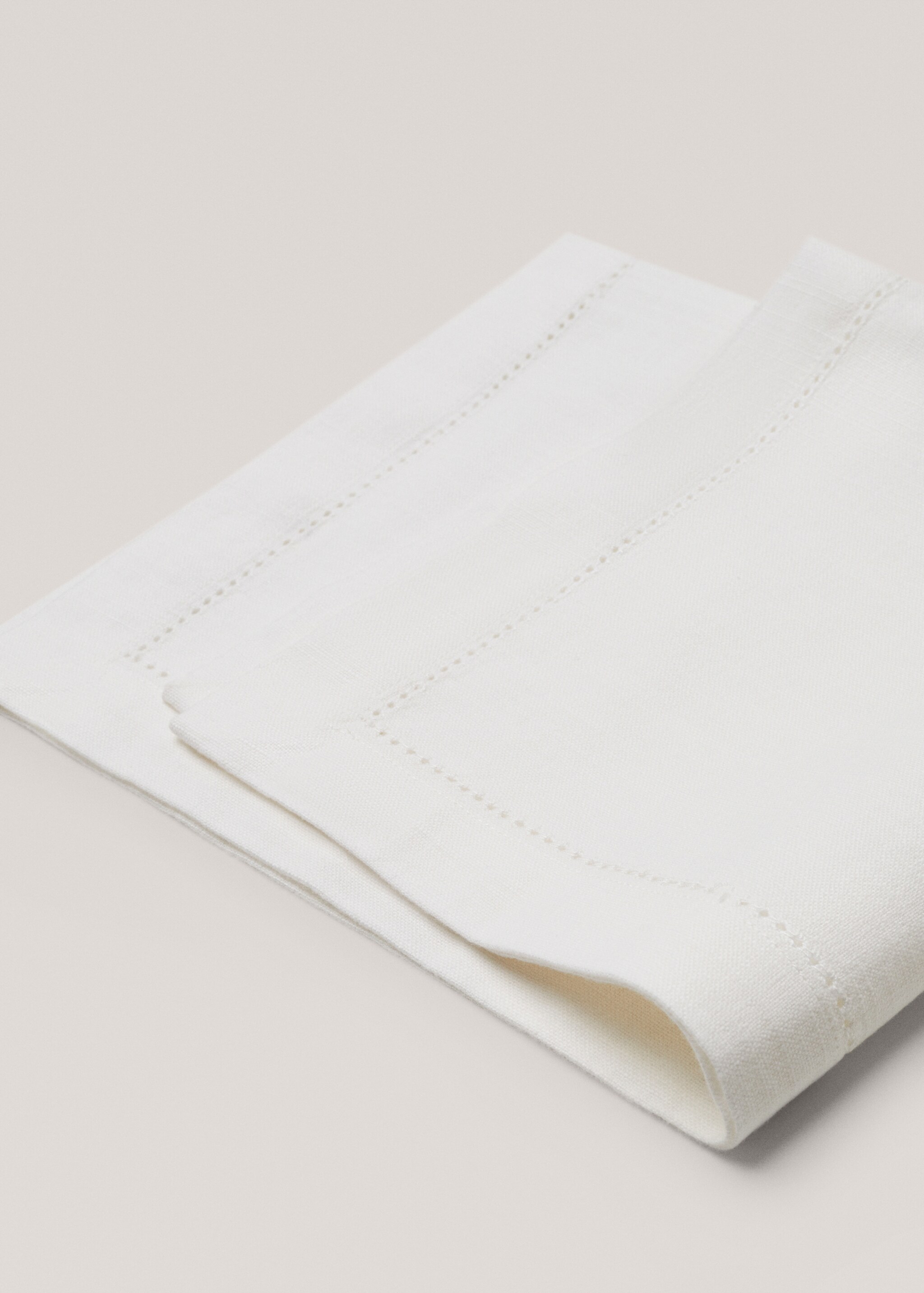 Serviette de table coton ajourée - Détail de l'article 2