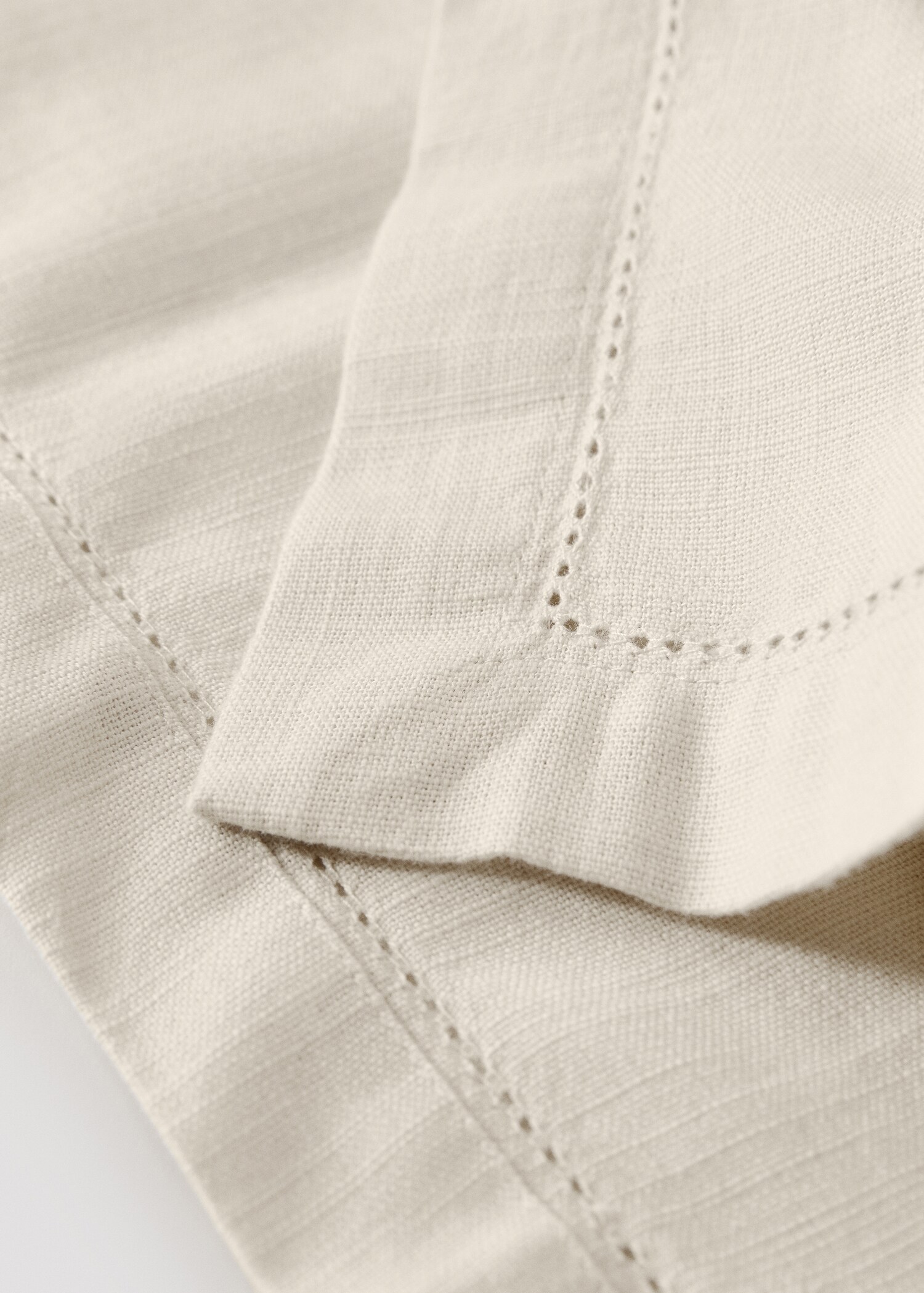 Cotton napkin with hemstitch - Details of the article 2