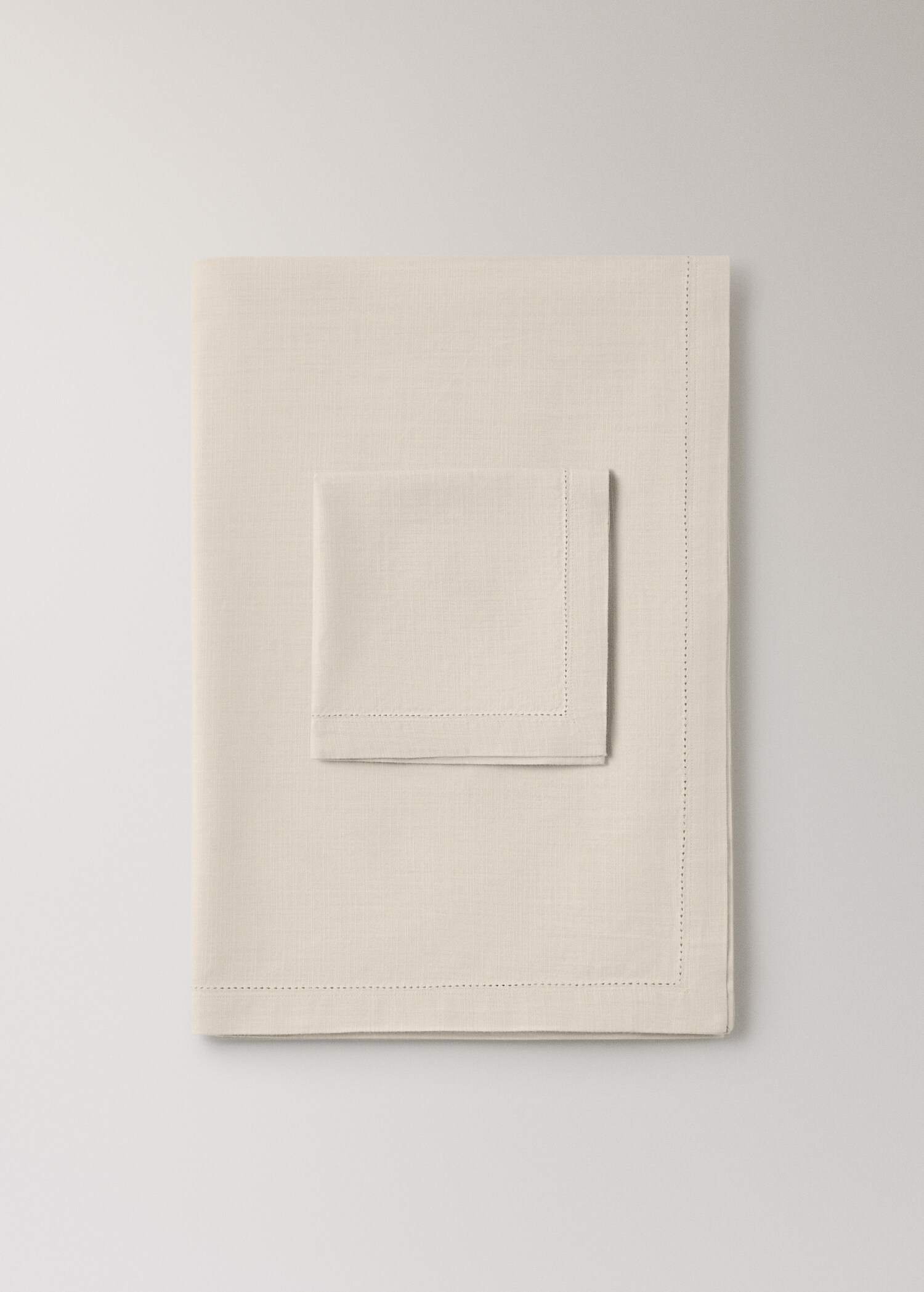 Cotton napkin with hemstitch - Details of the article 3