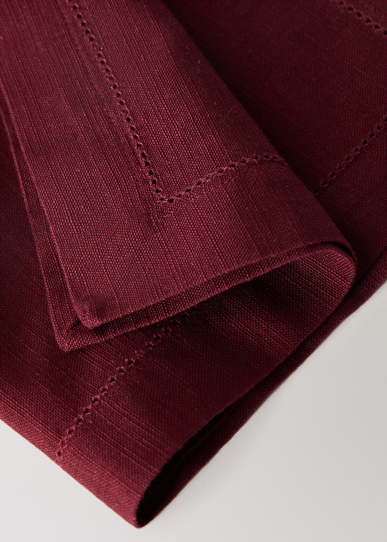 Cotton napkin with hemstitch - Details of the article 2