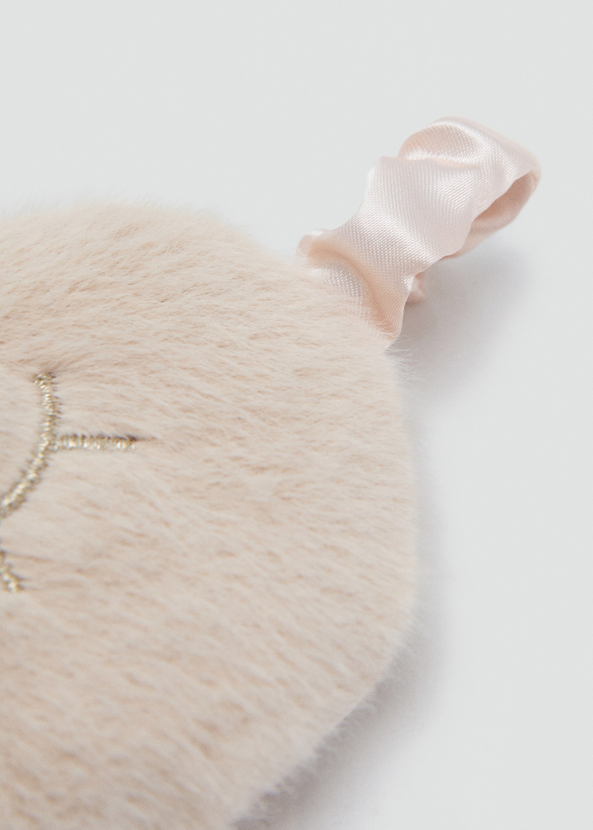 Animal fur mask - Details of the article 1, Sand. Ref: 17054130-00.