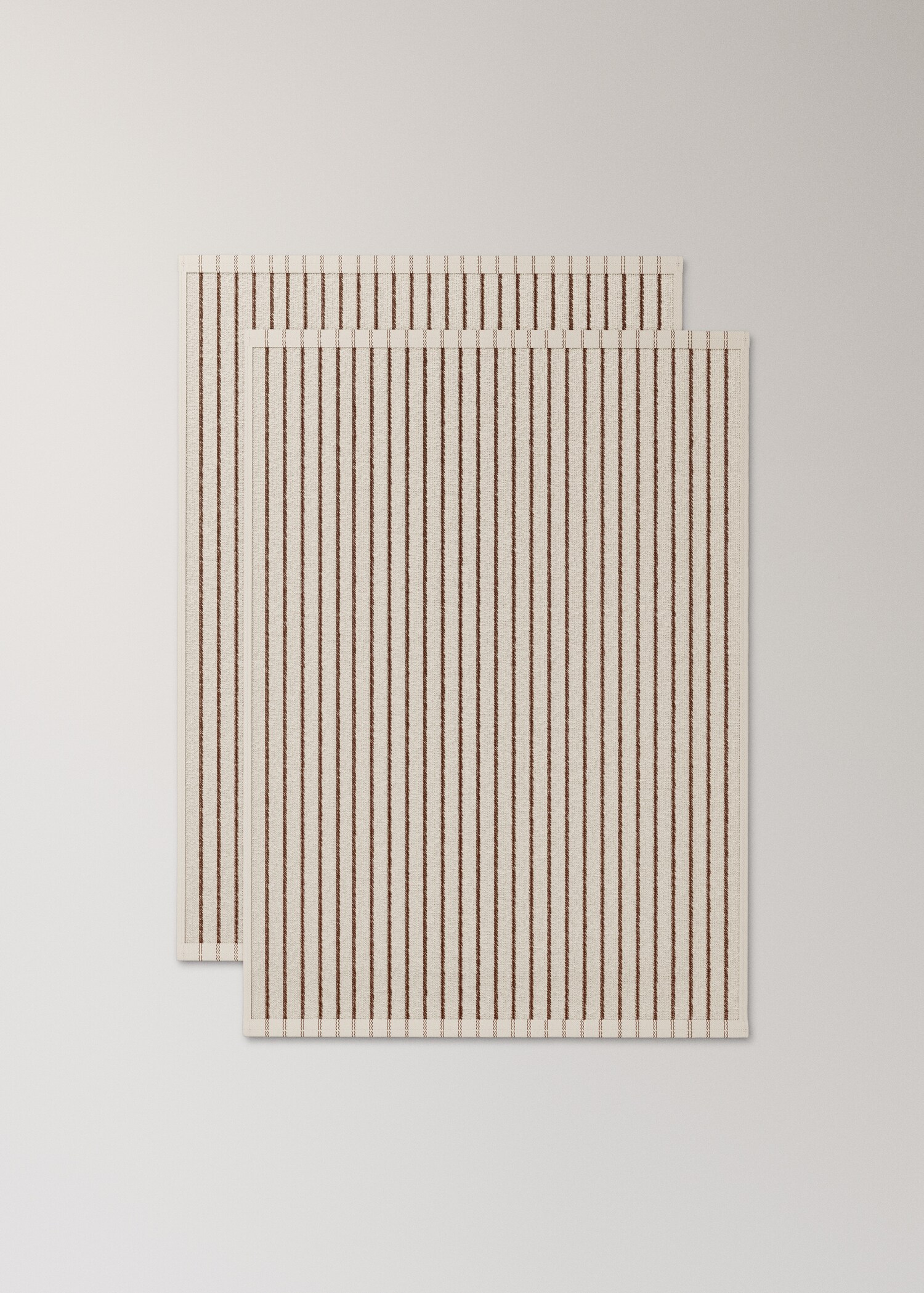 Multi-striped printed terry towelling kitchen towel - Детальніше про товар 2