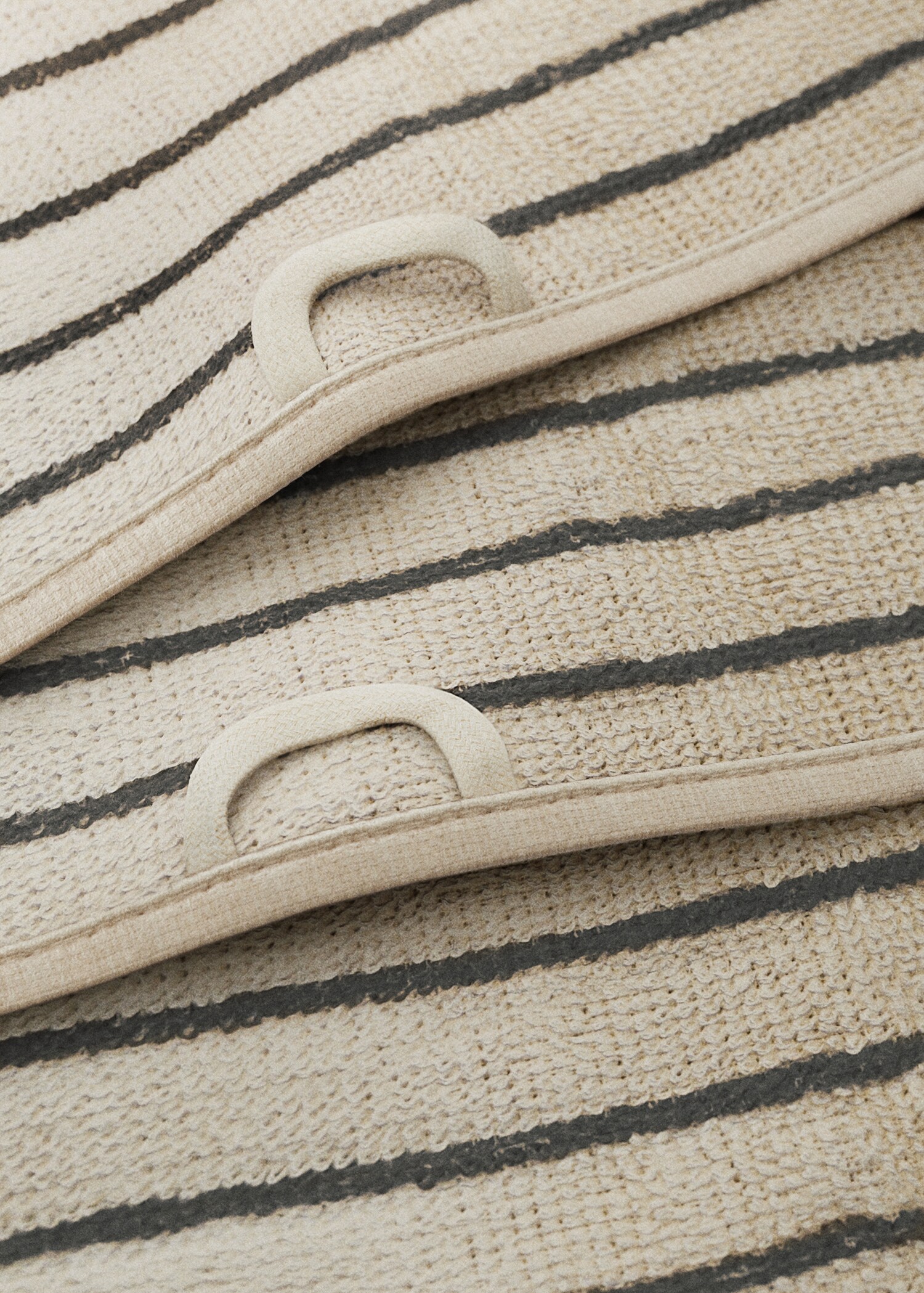 Multi-striped printed terry towelling kitchen towel - Детальніше про товар 1