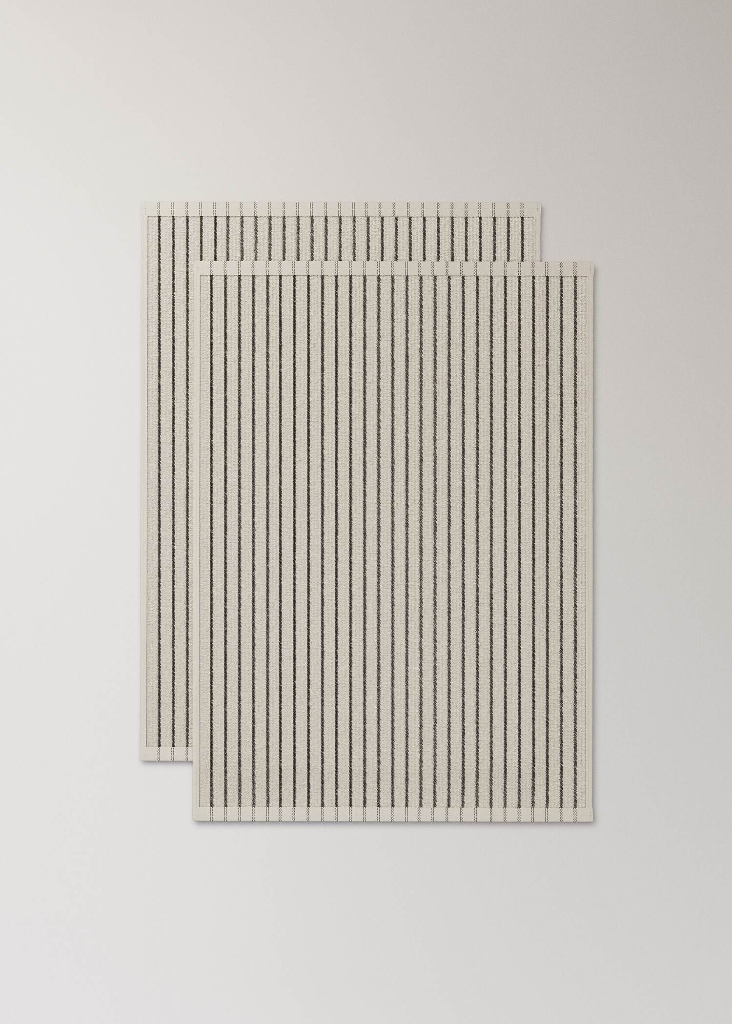 Multi-striped printed terry towelling kitchen towel - Детальніше про товар 2