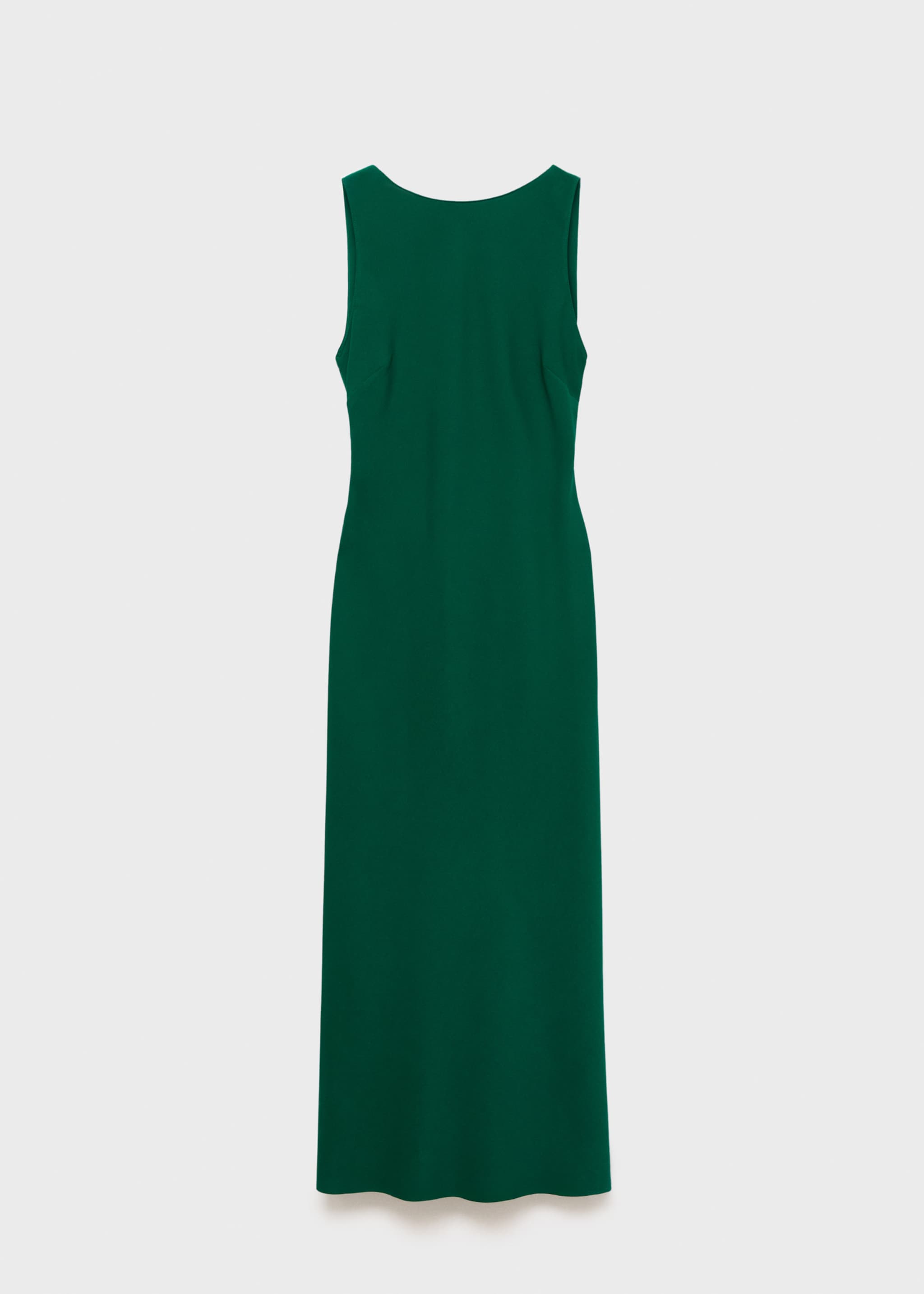 Sukienka midi z odkrytymi plecami - Artykuł bez modela/modelki, Zielony. Ref: 17054140-00.