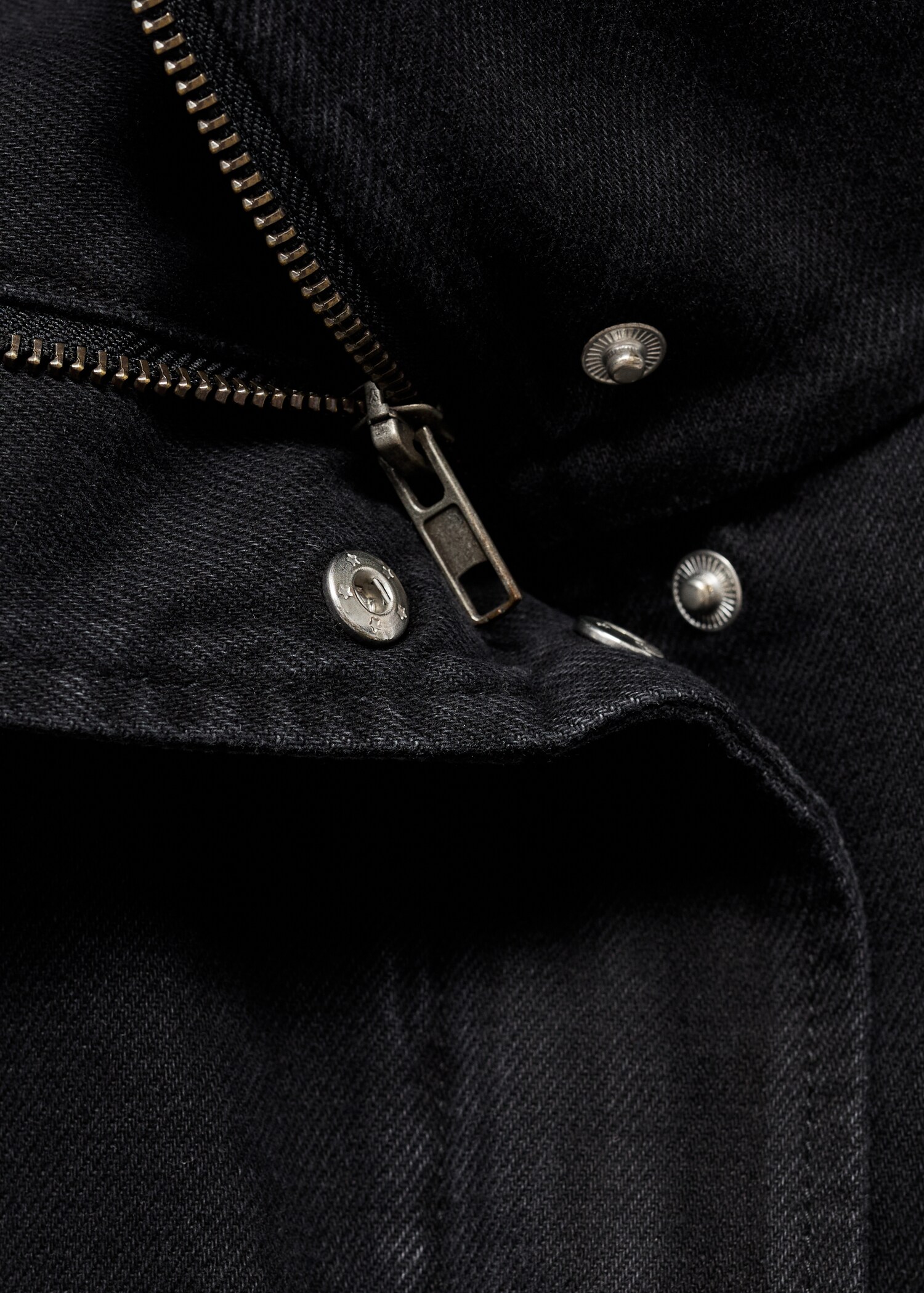 Parka vaquera oversize bolsillos - Detalle del artículo 0