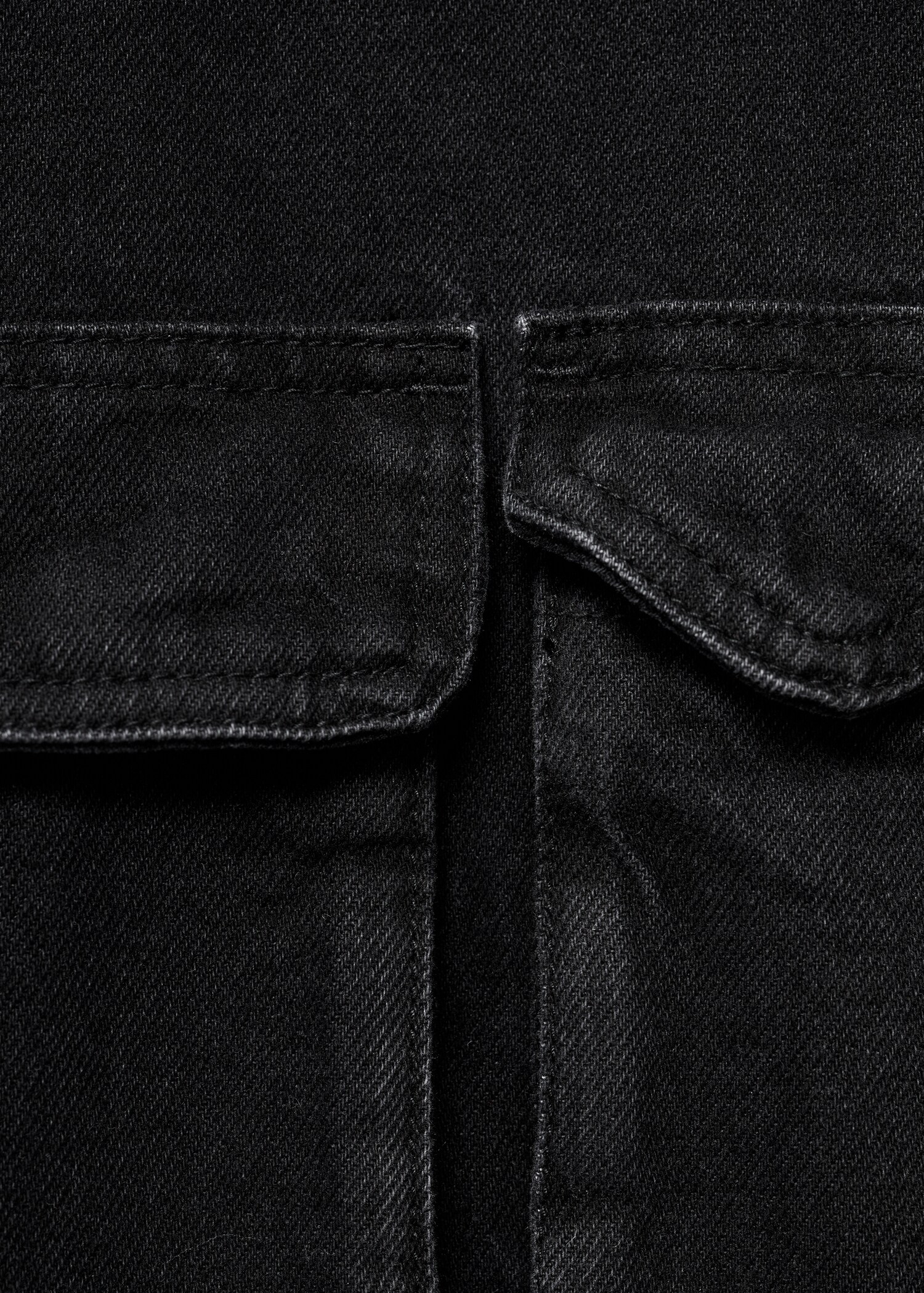 Parka vaquera oversize bolsillos - Detalle del artículo 8