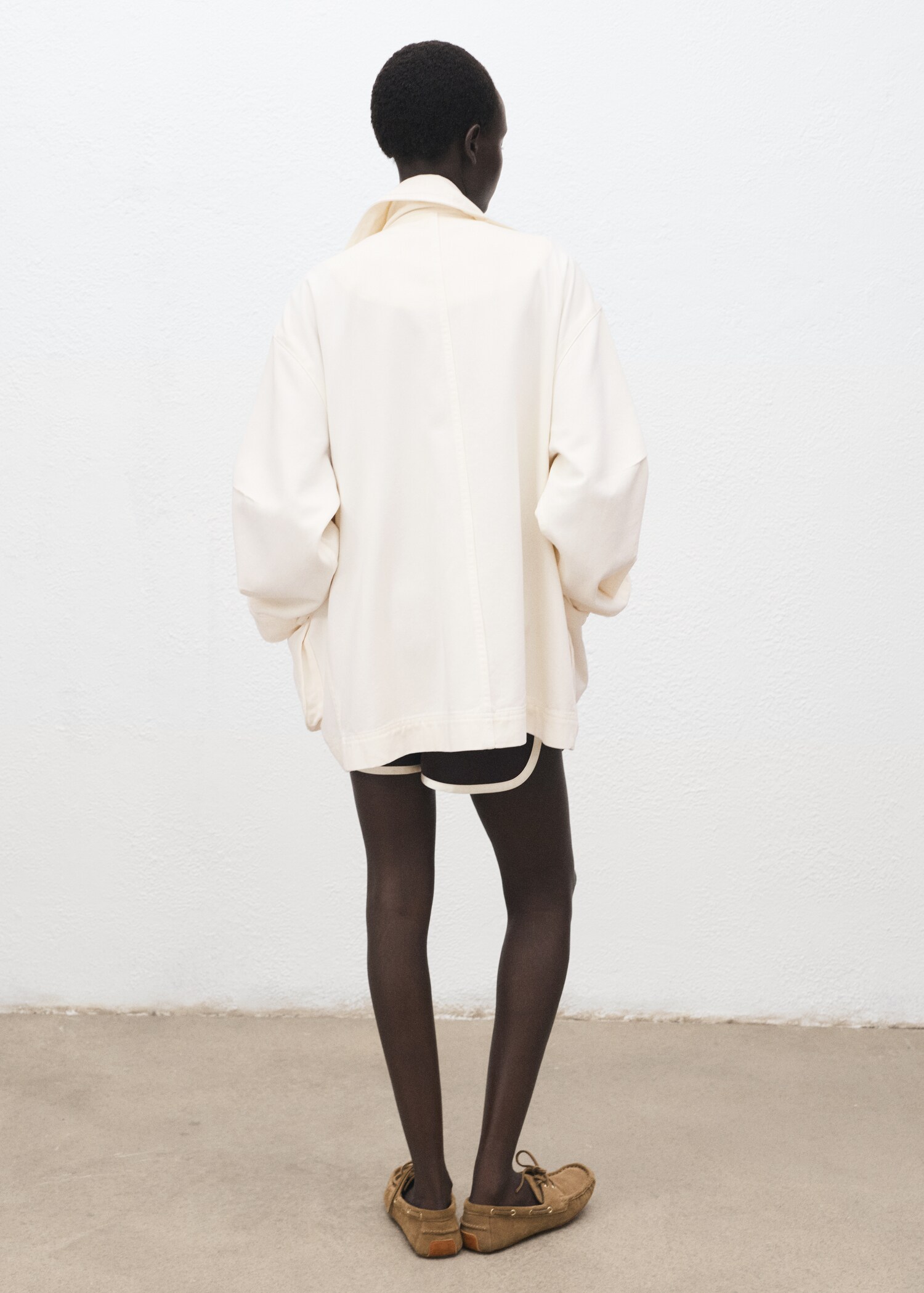 Parca texana oversize butxaques - Revers de l'article