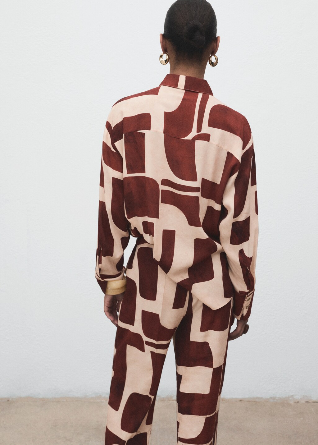 Geometric print shirt - image 3