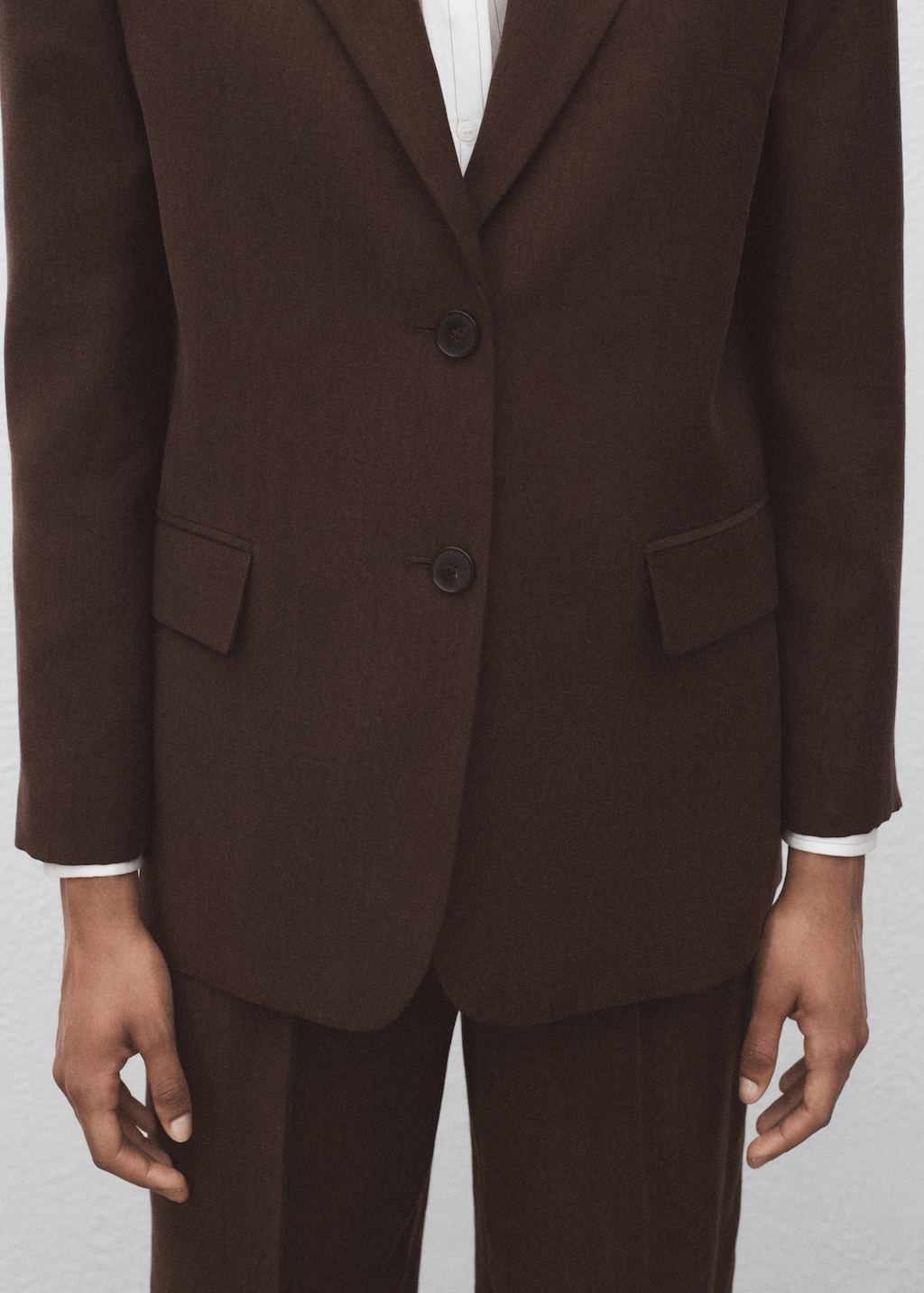 Mango Lyocell suit blazer