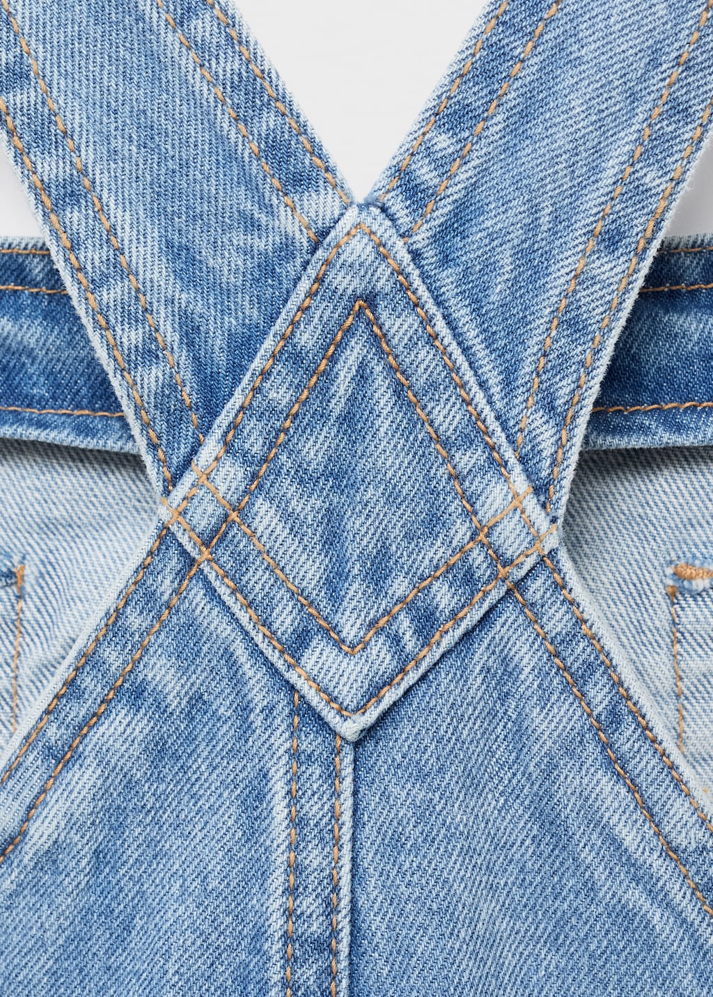 Long denim dungarees - Kids | MANGO USA
