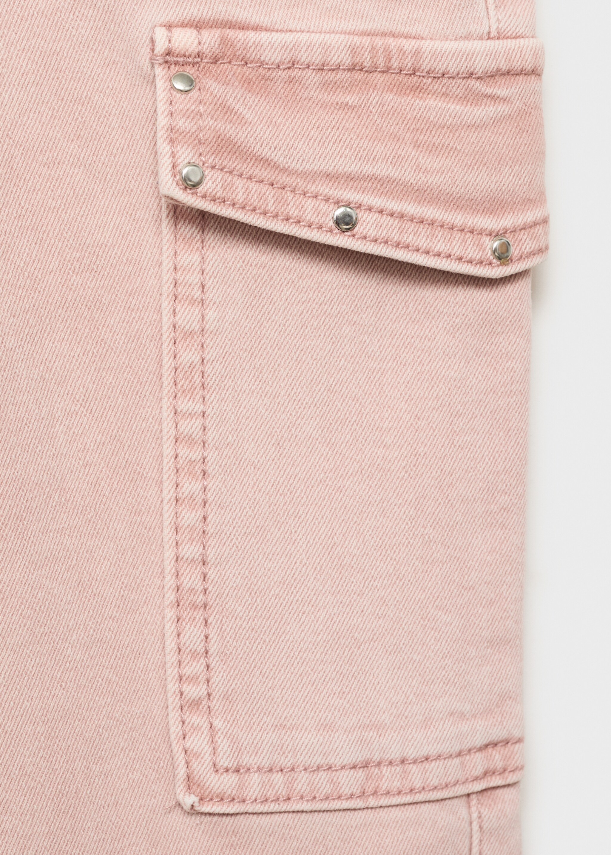 Studded skinny cargo jeans - Details of the article 0