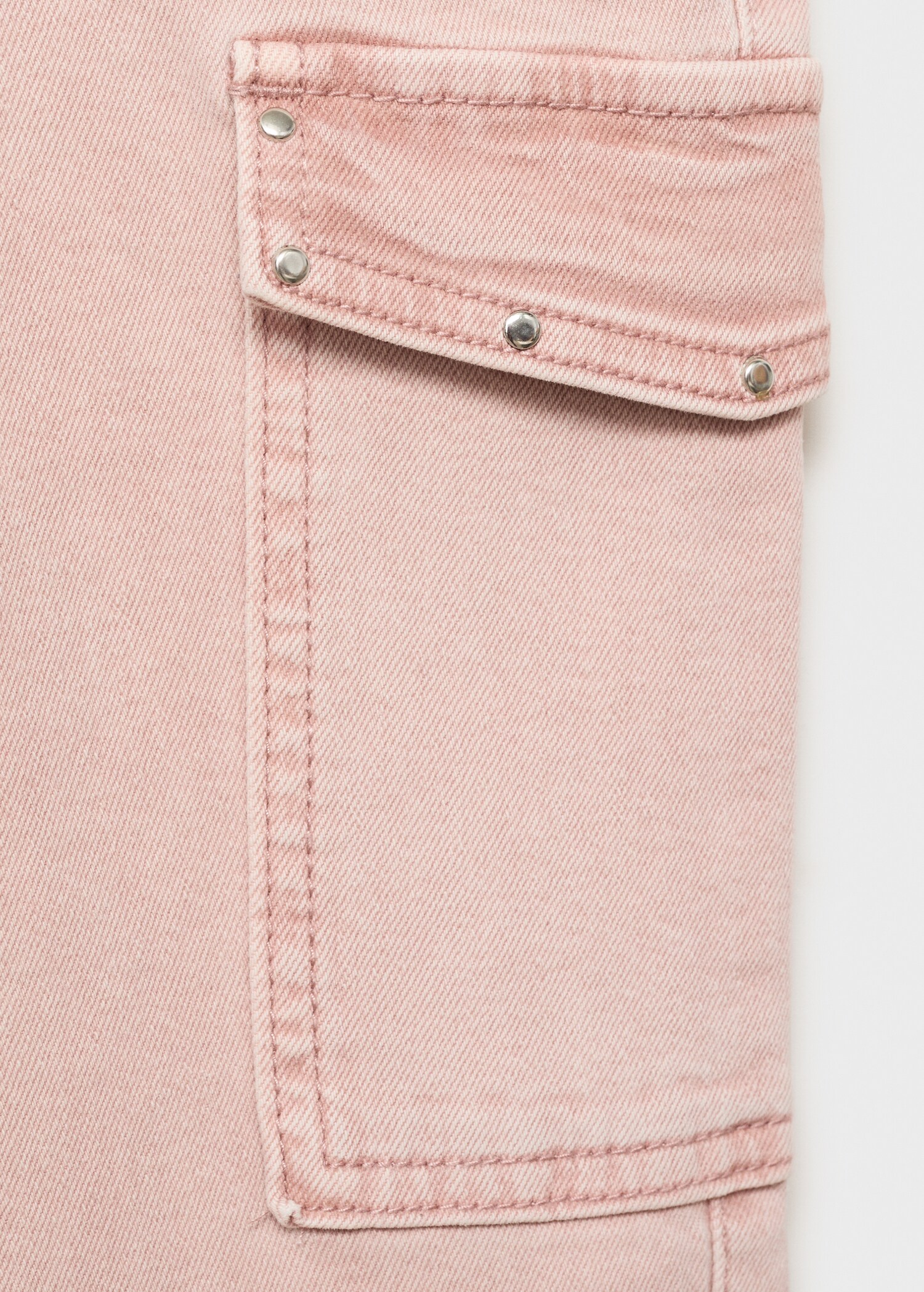 Studded skinny cargo jeans - Details of the article 0