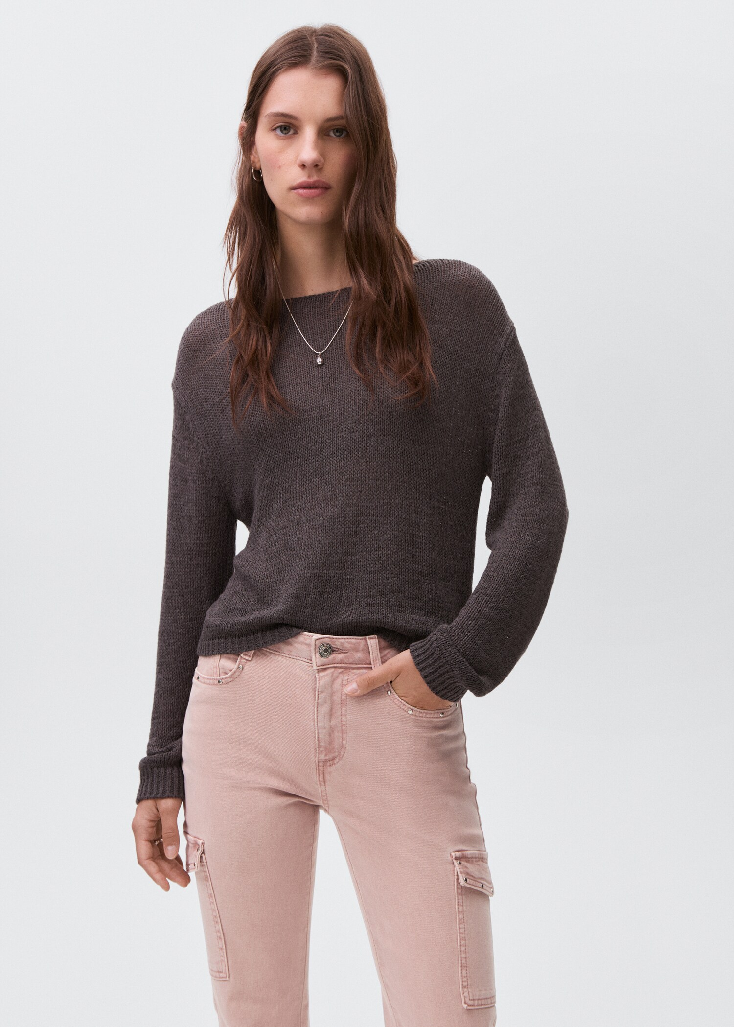 Studded skinny cargo jeans - Details of the article 6