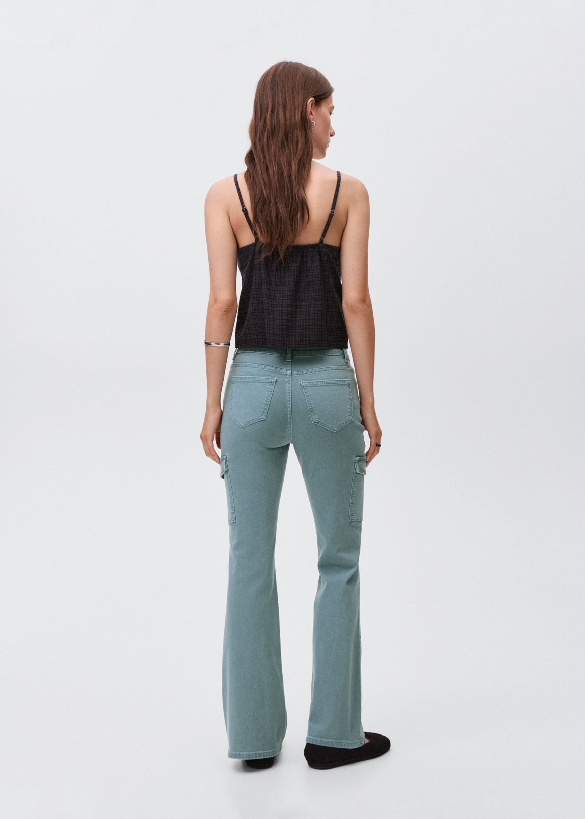 Flared cargo jeans - Reverse of the article