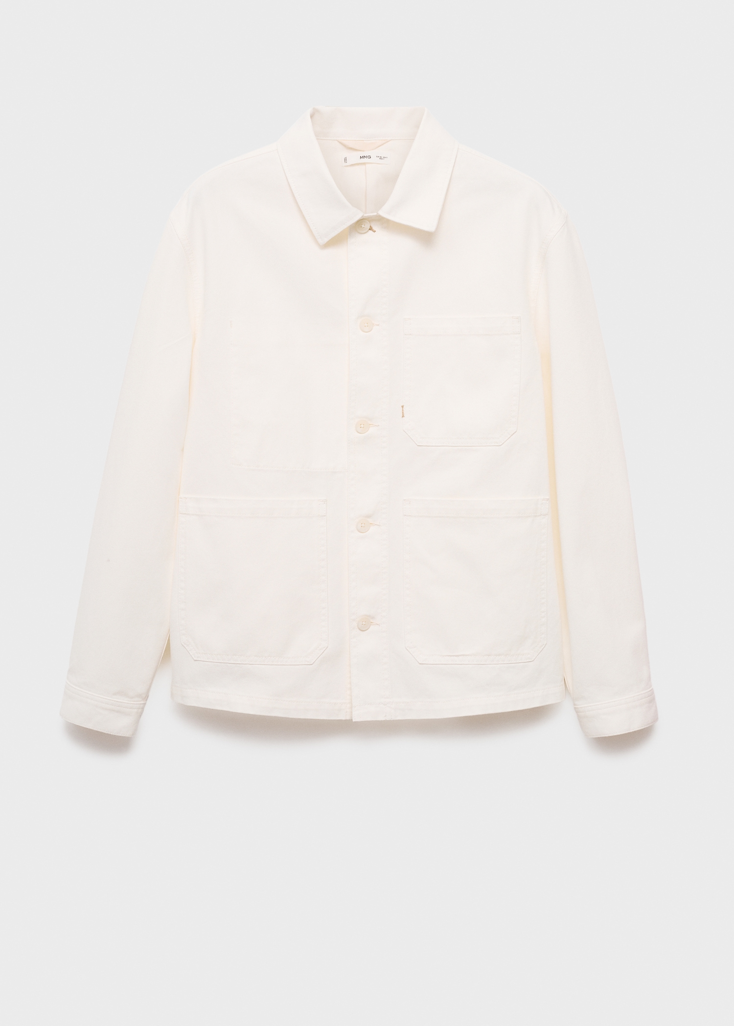 100% cotton jacket with pockets - Article without model