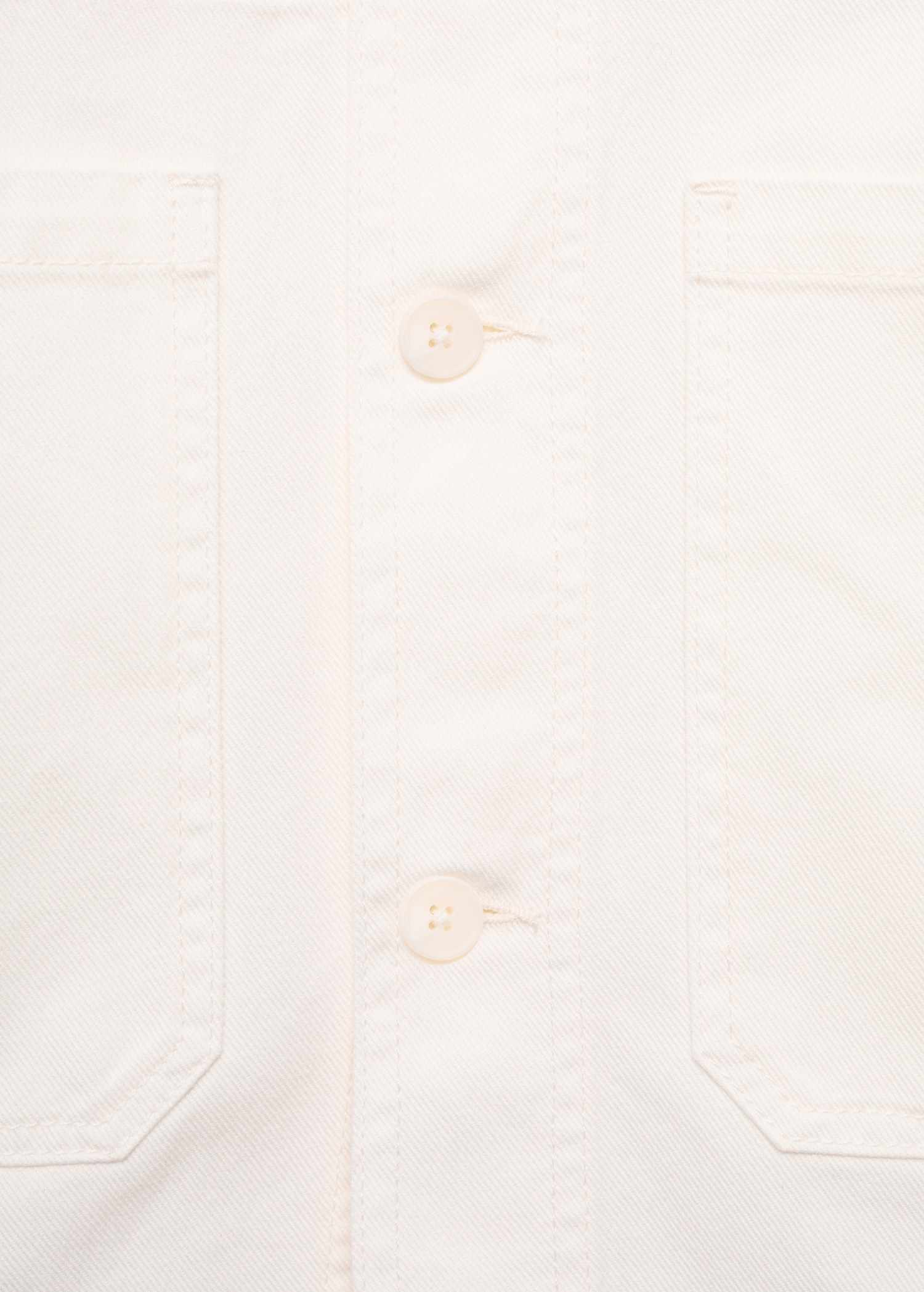100% cotton jacket with pockets - Details of the article 0