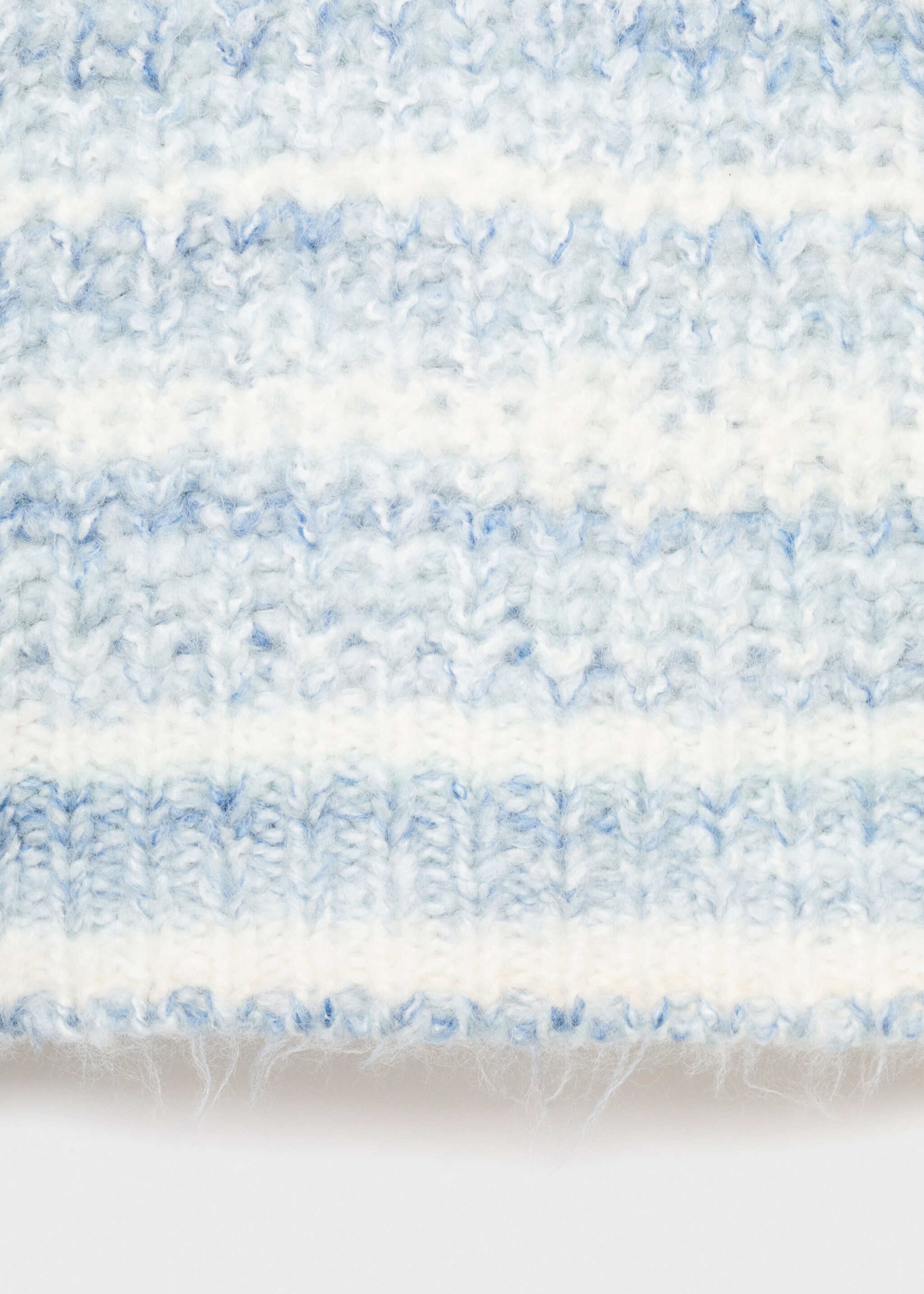 Chaleco punto rayas - Detalle del artículo 0, Azul celeste. Ref: 17054417-00.