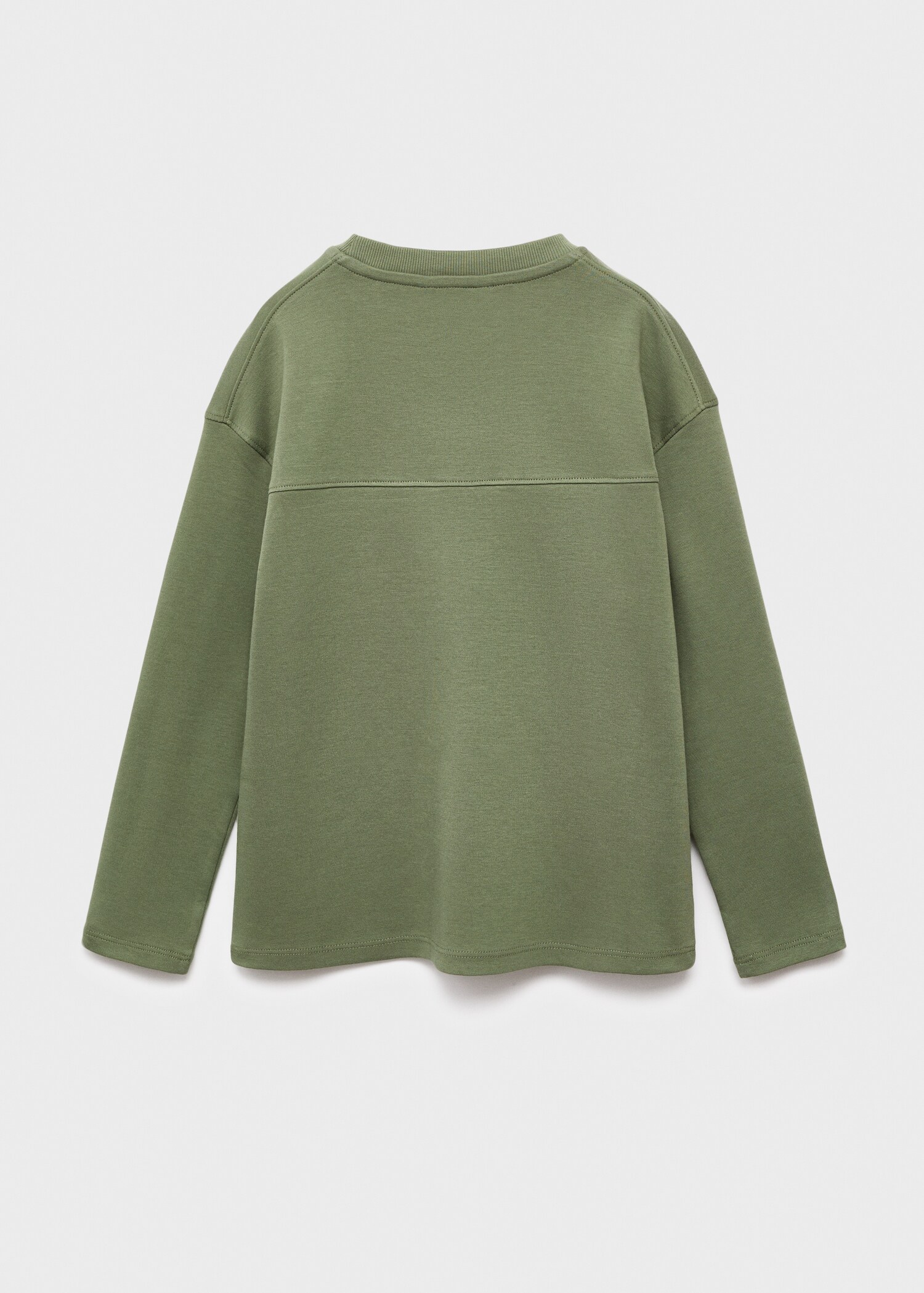 T-shirt with pocket seam - Reverse of the article