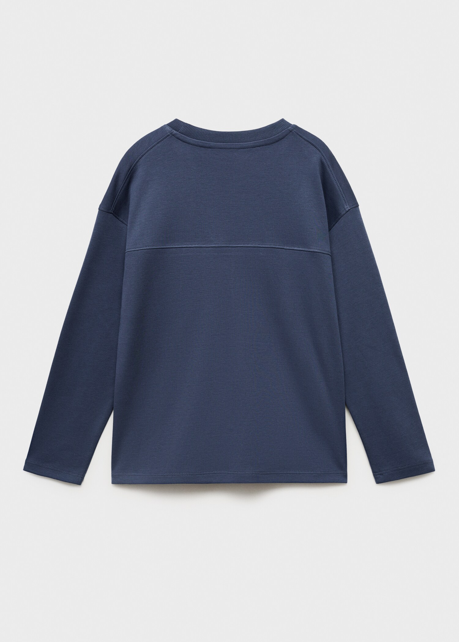T-shirt with pocket seam - Reverse of the article