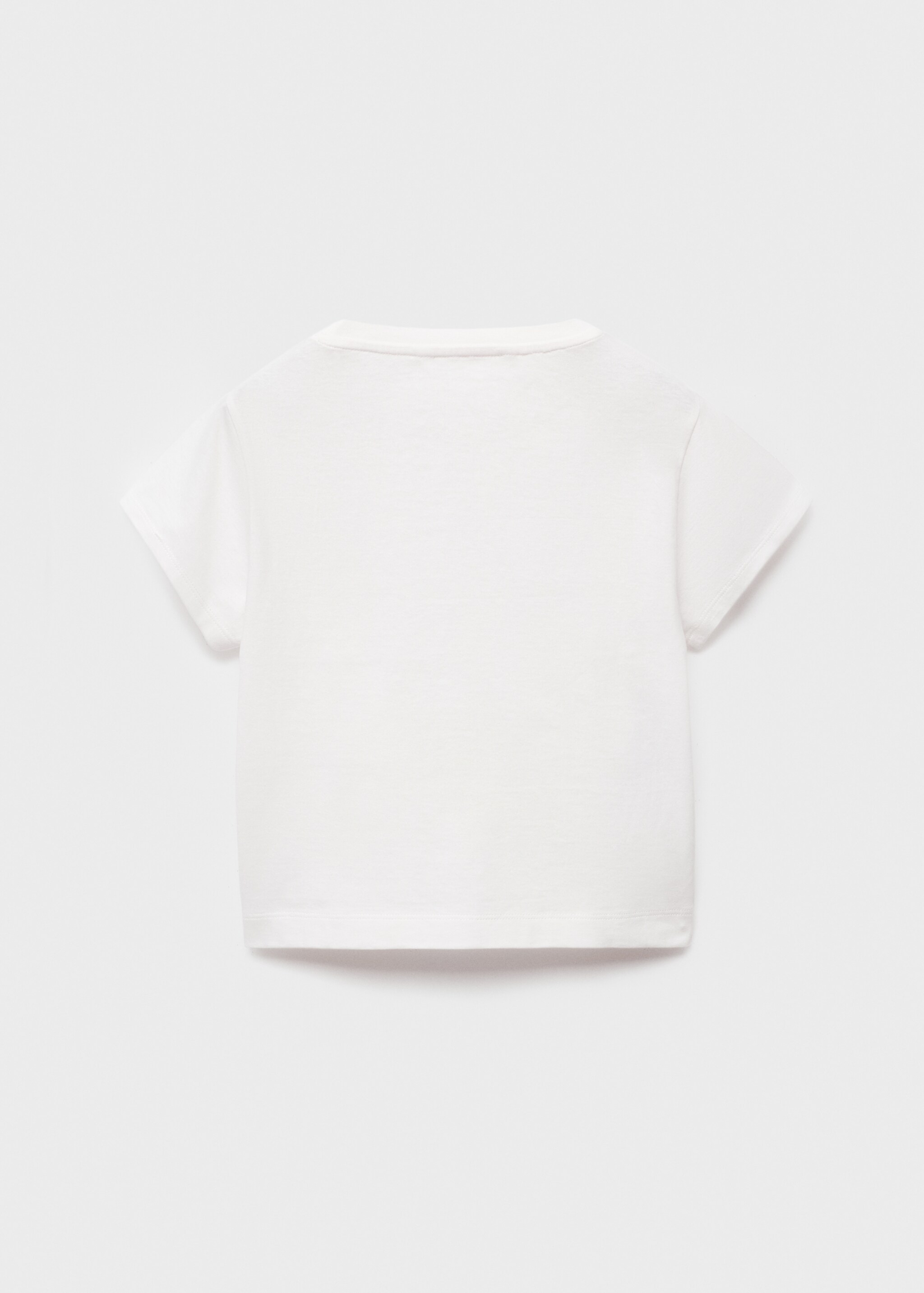 Short-sleeved printed t-shirt - Reverse of the article