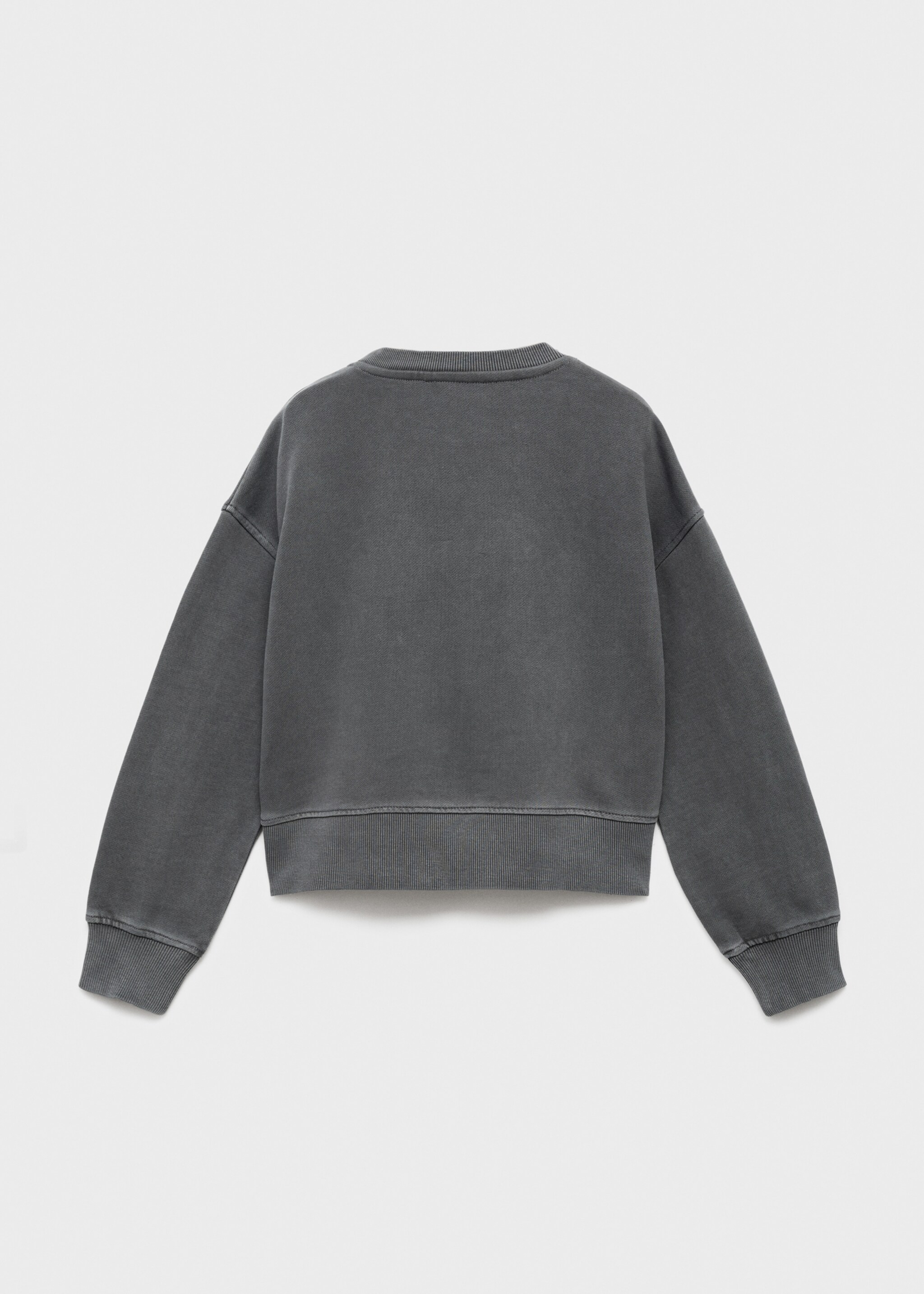 Sweatshirt nyset - Зворотна сторона товару, Антрацитовий сірий. Ref: 17054421-00.