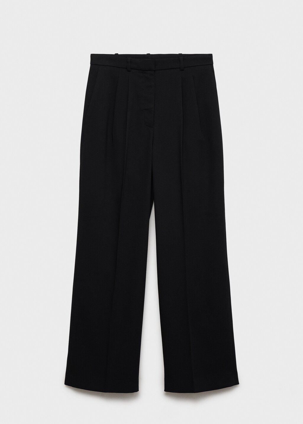 Straight-fit pleated pants - image 5