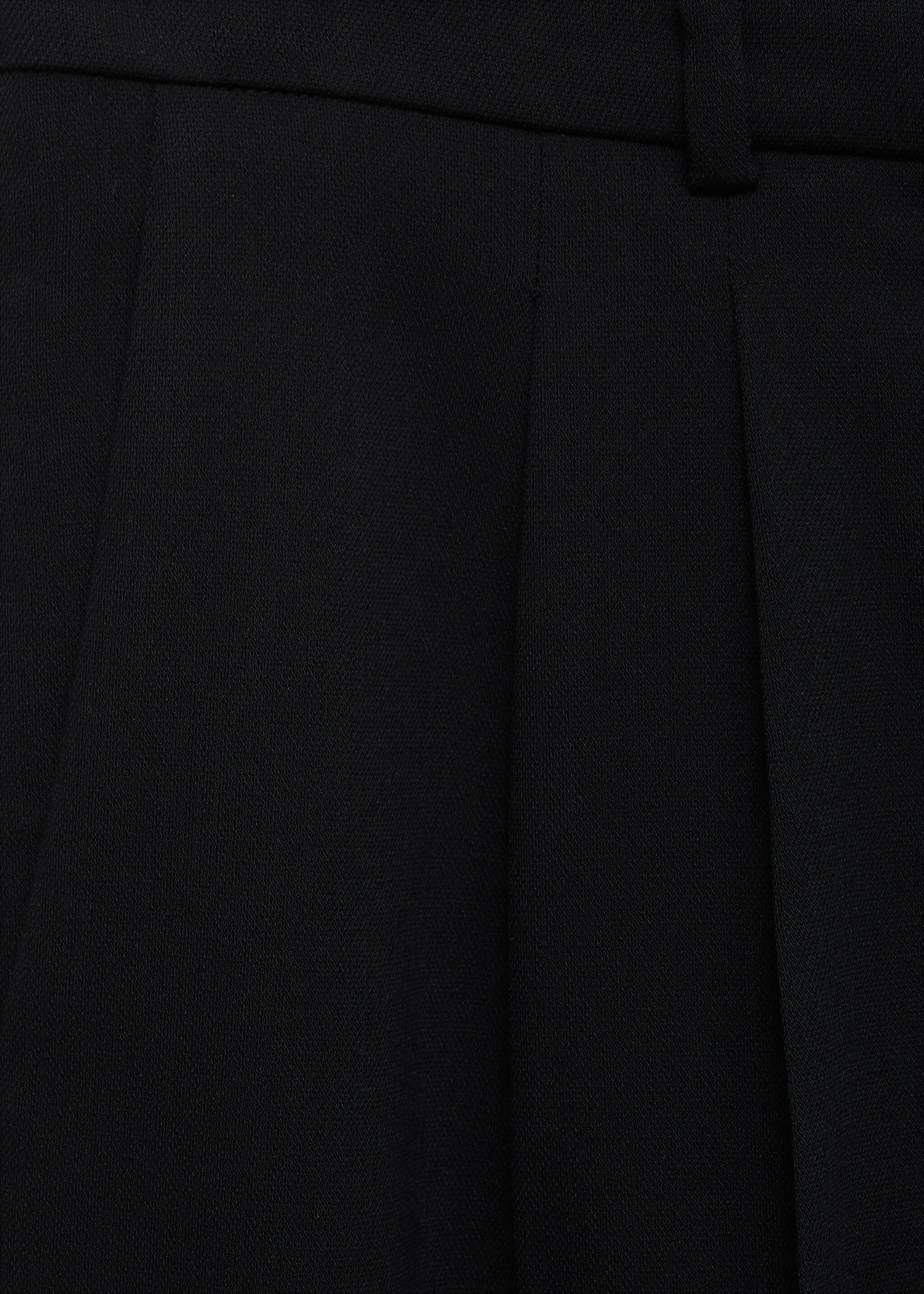 Pantalón recto pinzas - Detalle del artículo 0, Negro. Ref: 17054422-00.