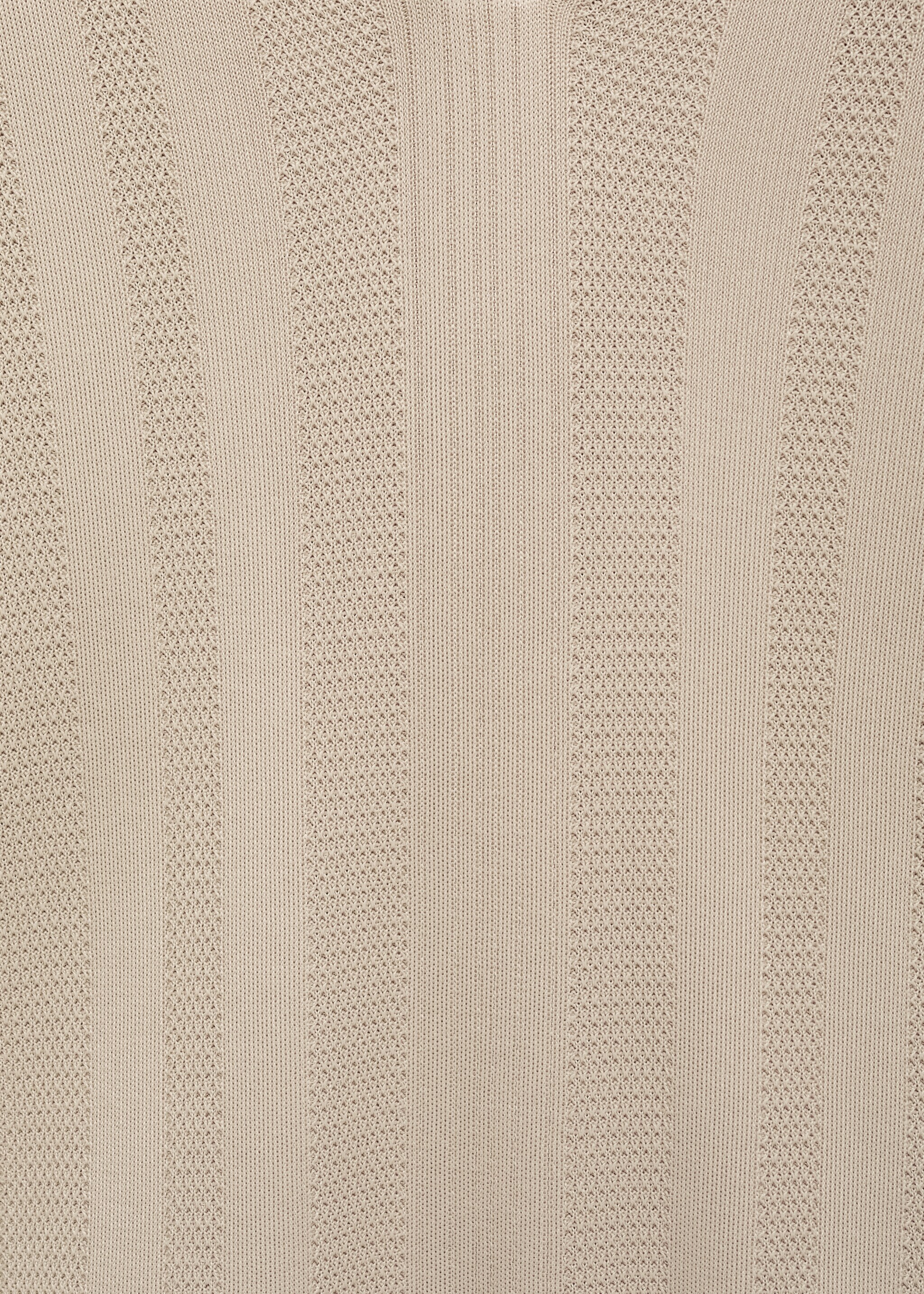 Ribbed knit polo shirt - Details of the article 0