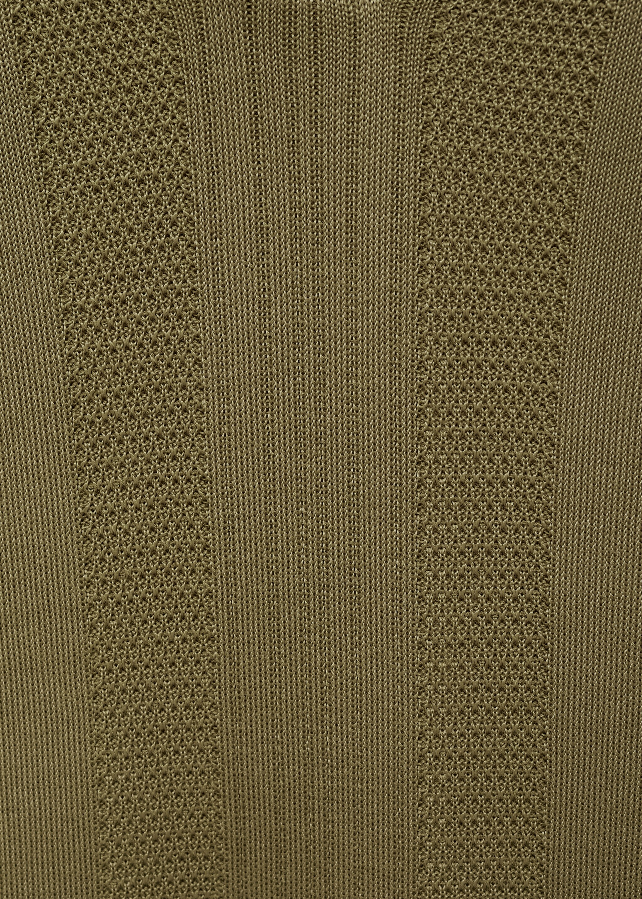Geribd gebreid poloshirt - Detail van het artikel 0
