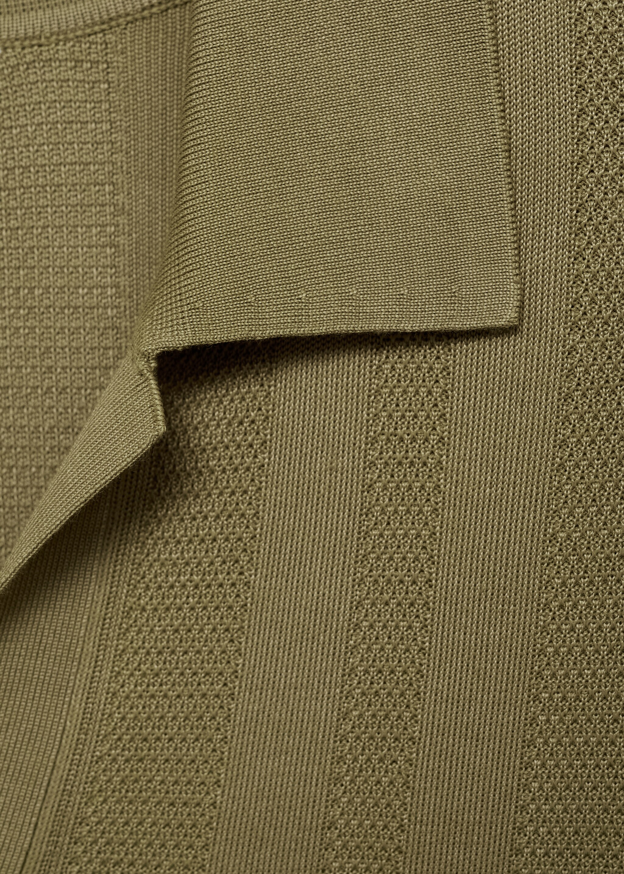 Geribd gebreid poloshirt - Detail van het artikel 8