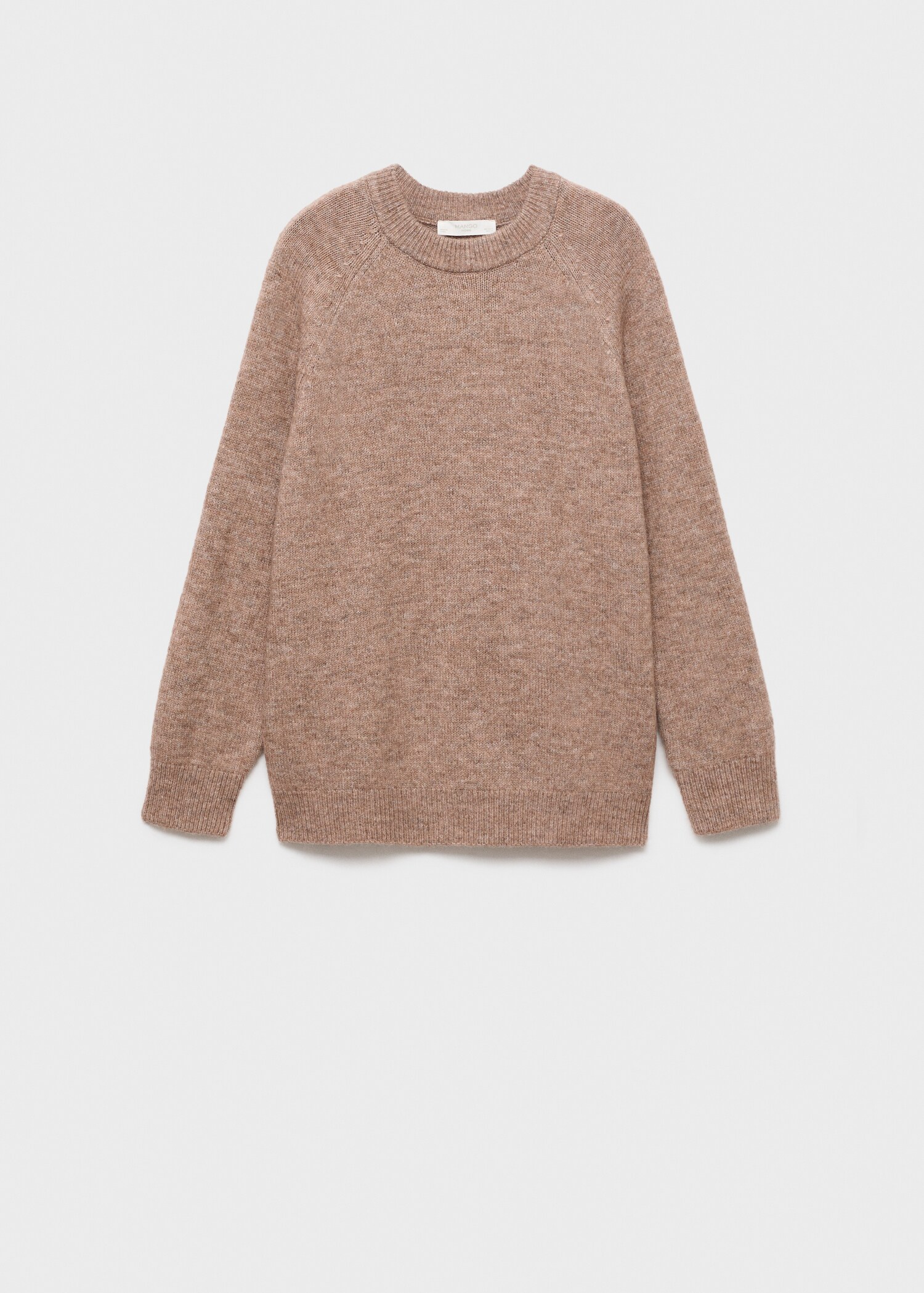 Round-neck knitted sweater - Article without model