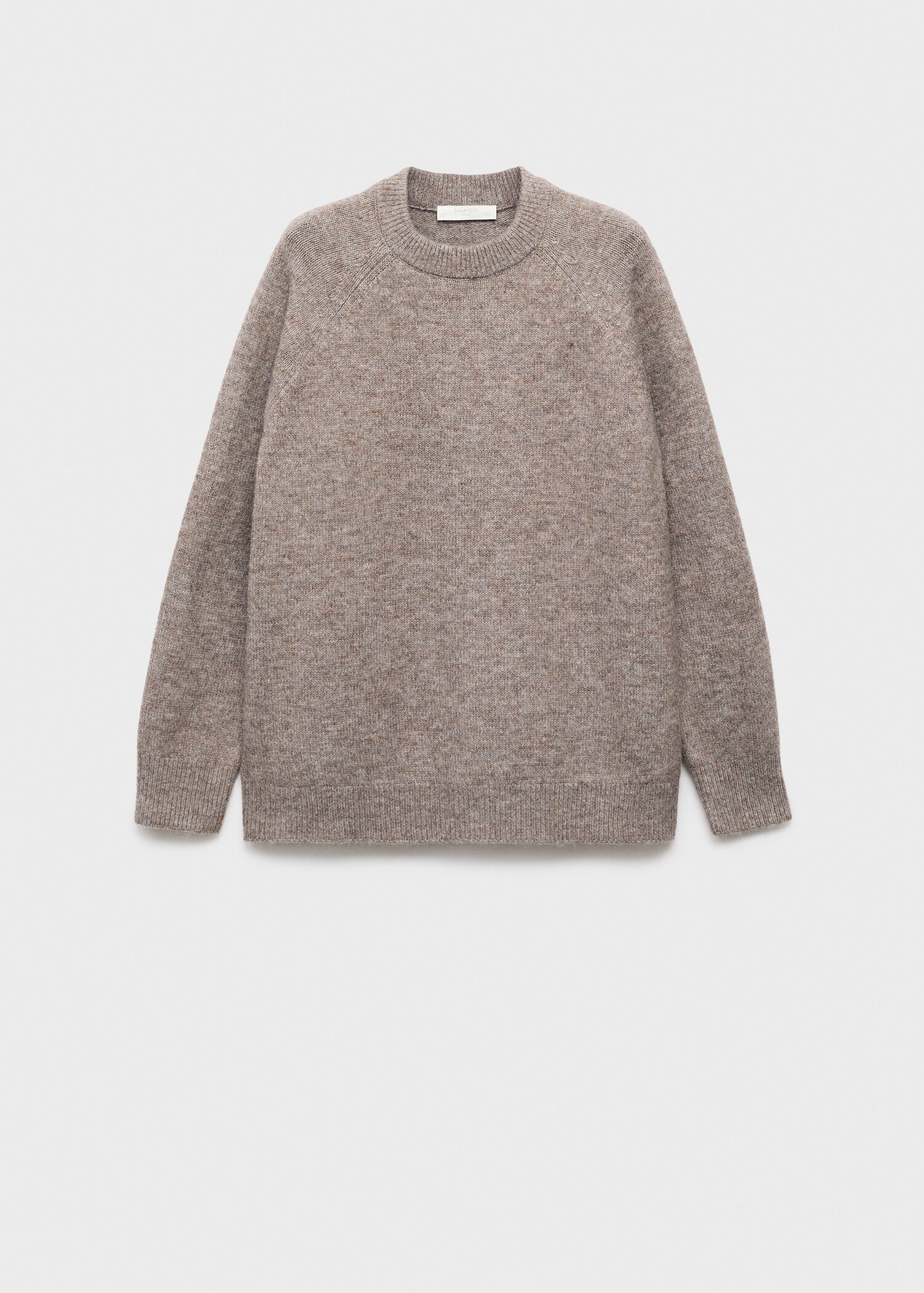 Round-neck knitted sweater - Article without model