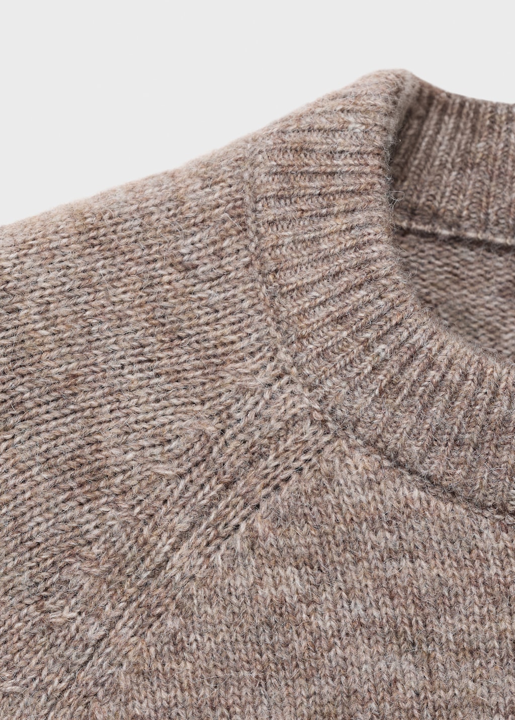 Marbled knitted sweater