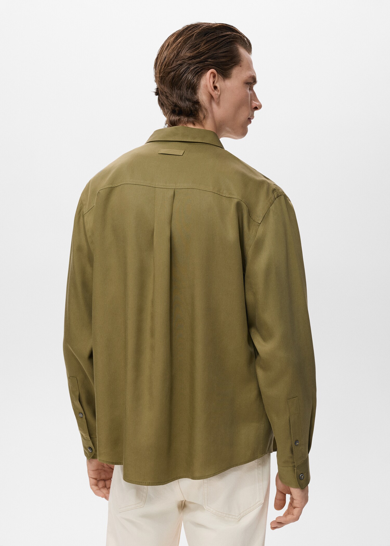 Camisa 100% lyocell bolsillo - Reverso del artículo