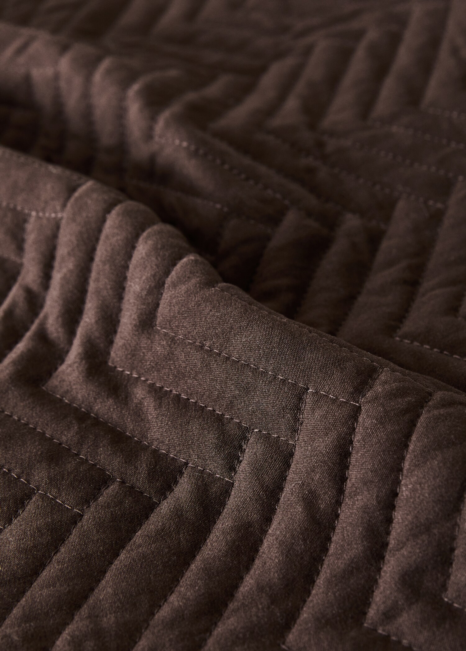 Soft-touch microfiber duvet with herringbone pattern Single bed - Detaljer om artikeln 2