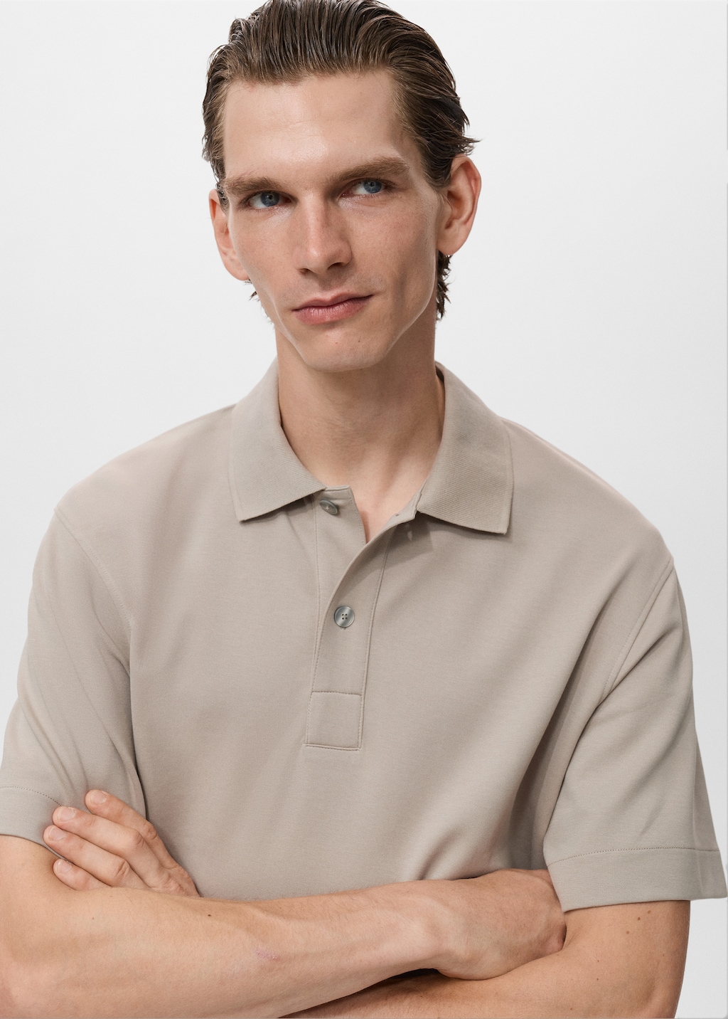 Relaxed-fit cotton polo