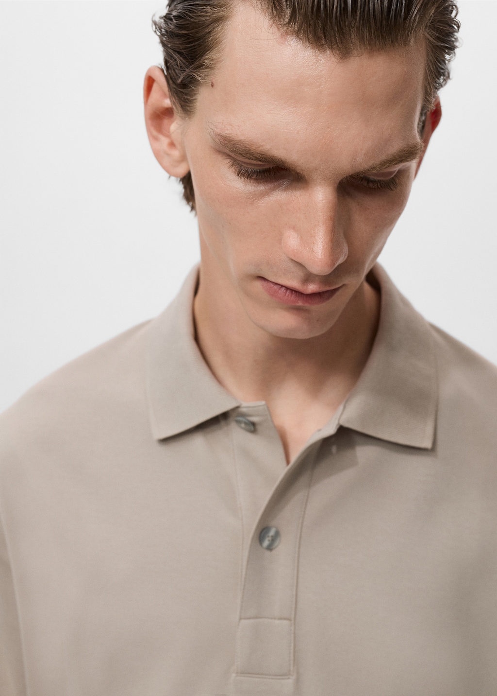 Relaxed-fit cotton polo