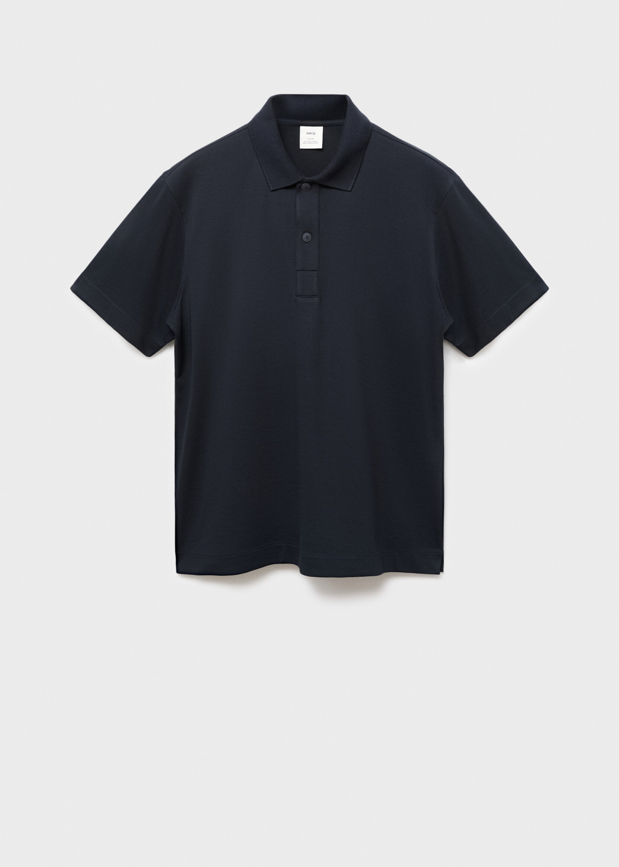 Relaxed-fit cotton polo - Article without model, Navy. Ref: 17054432-00.
