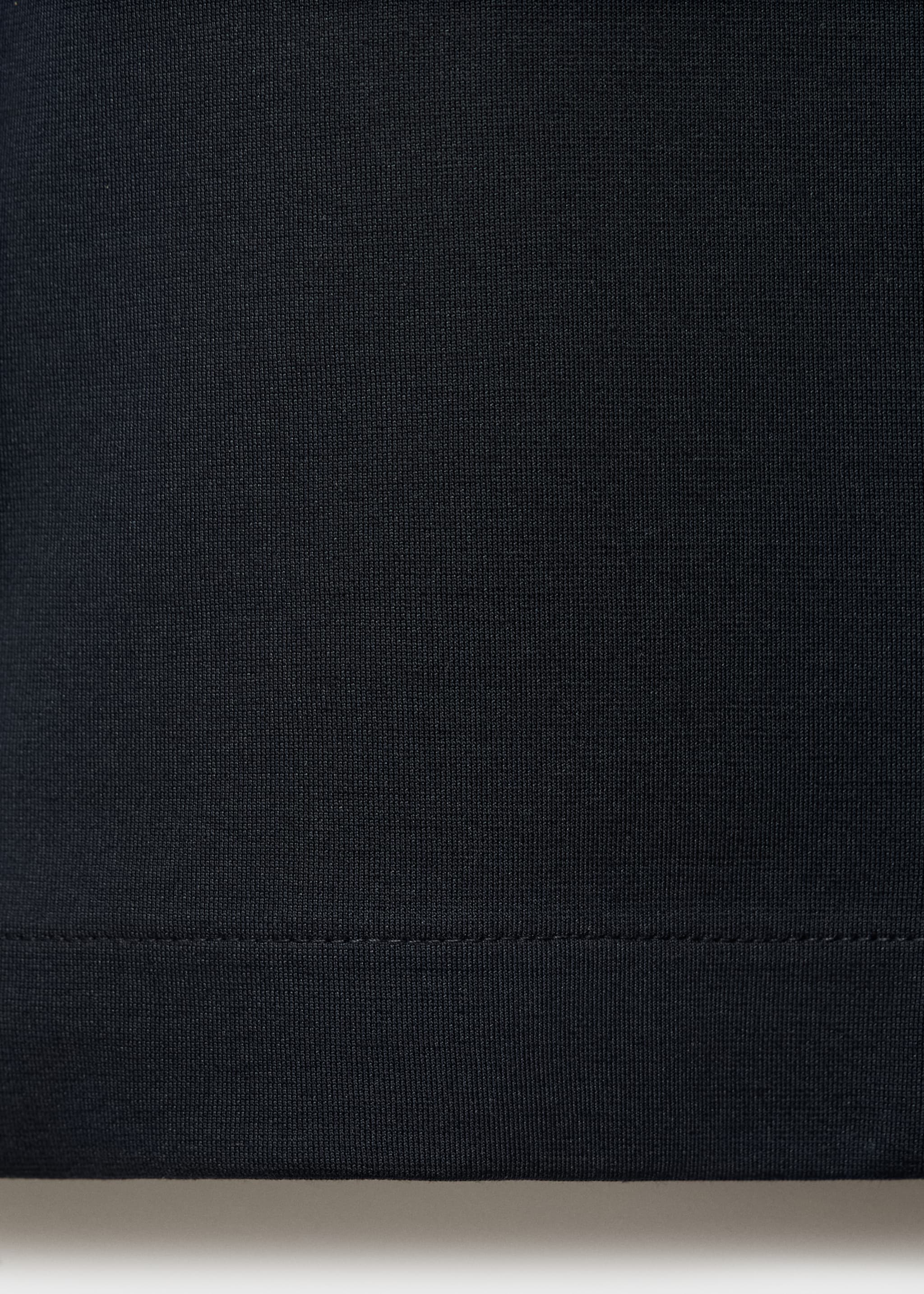 Relaxed-fit cotton polo - Details of the article 0, Navy. Ref: 17054432-00.