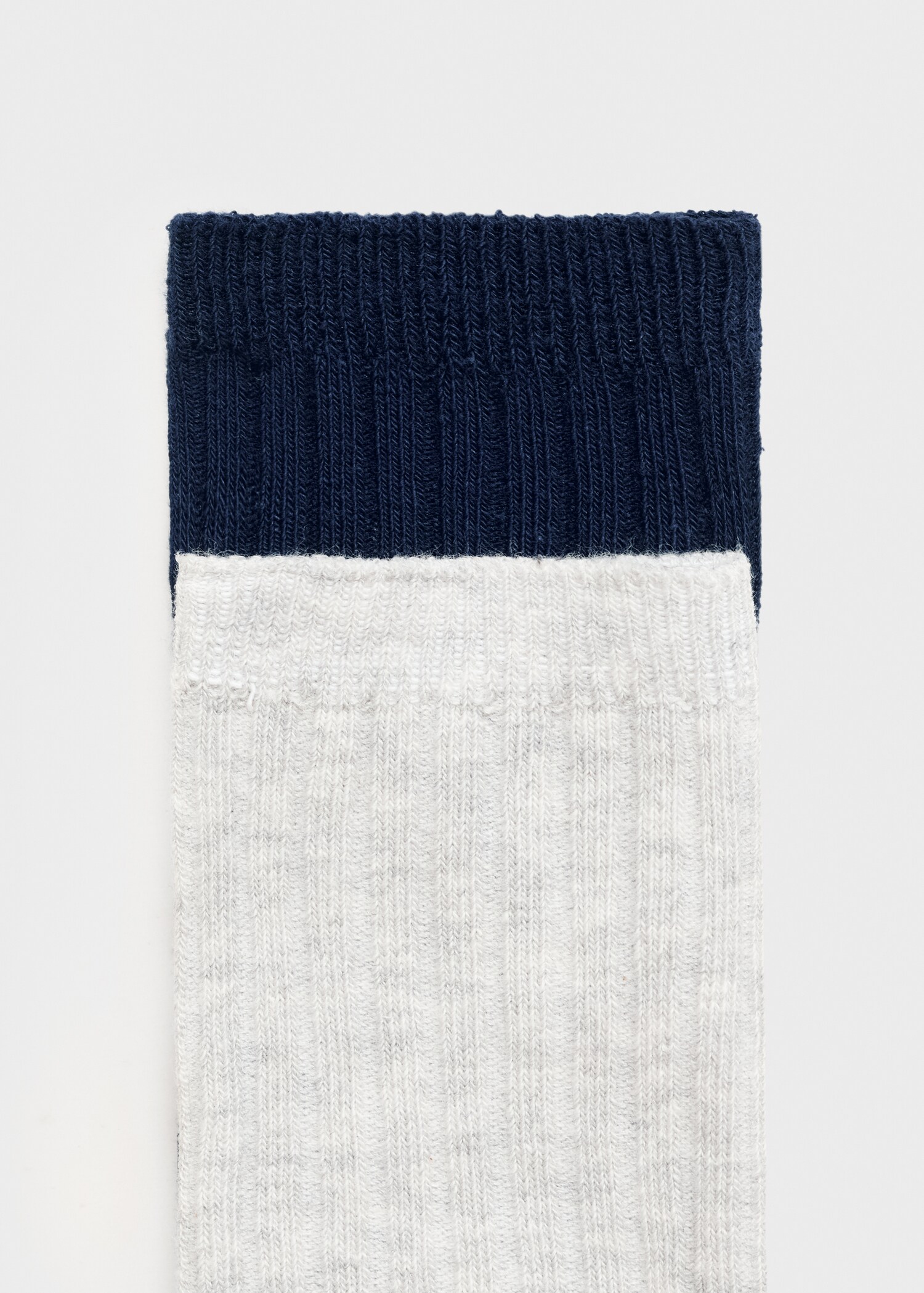 Socks riblong - Reverse of the article