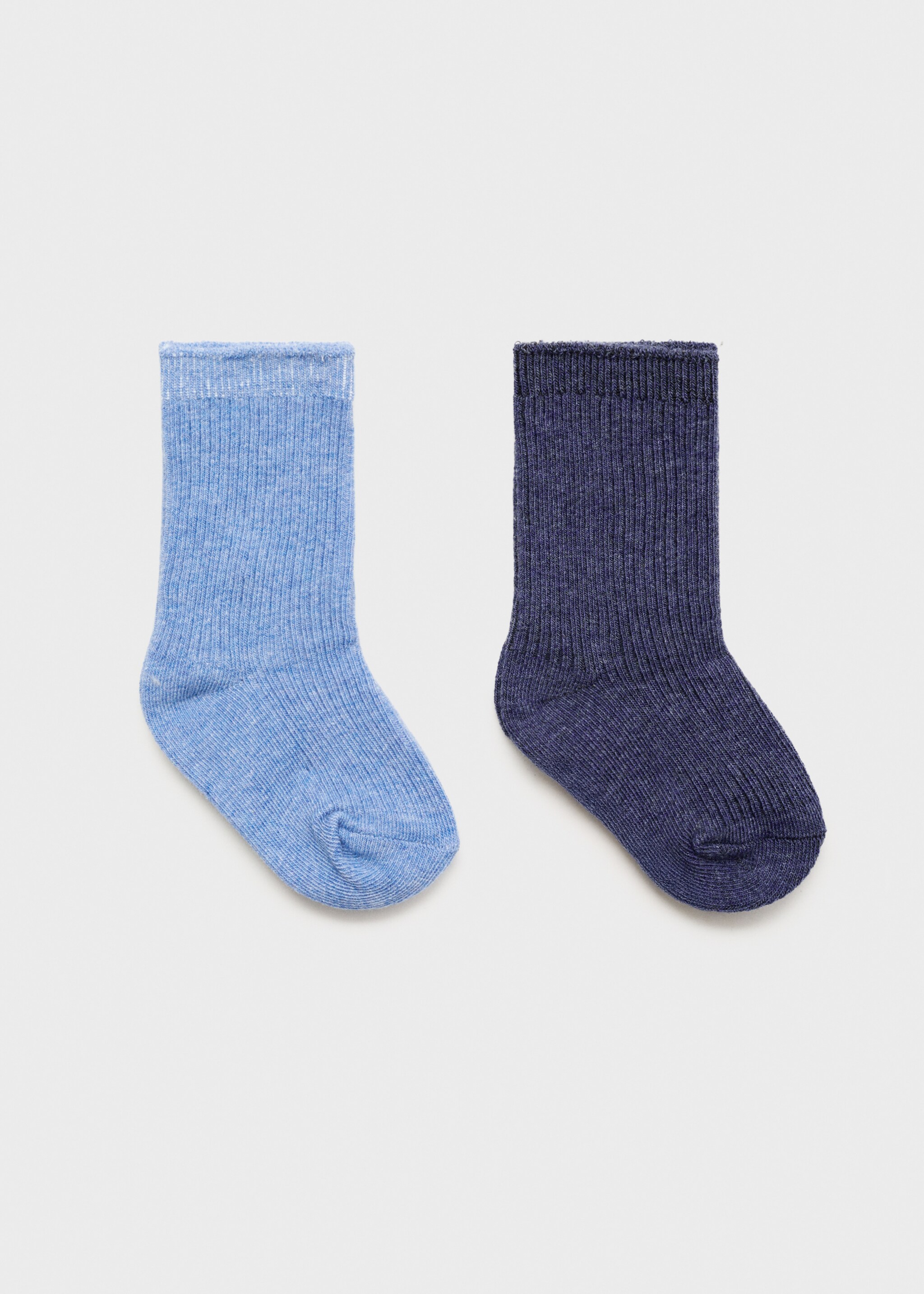 Chaussettes ribb - Article sans modèle, Bleu. Ref: 17054436-00.