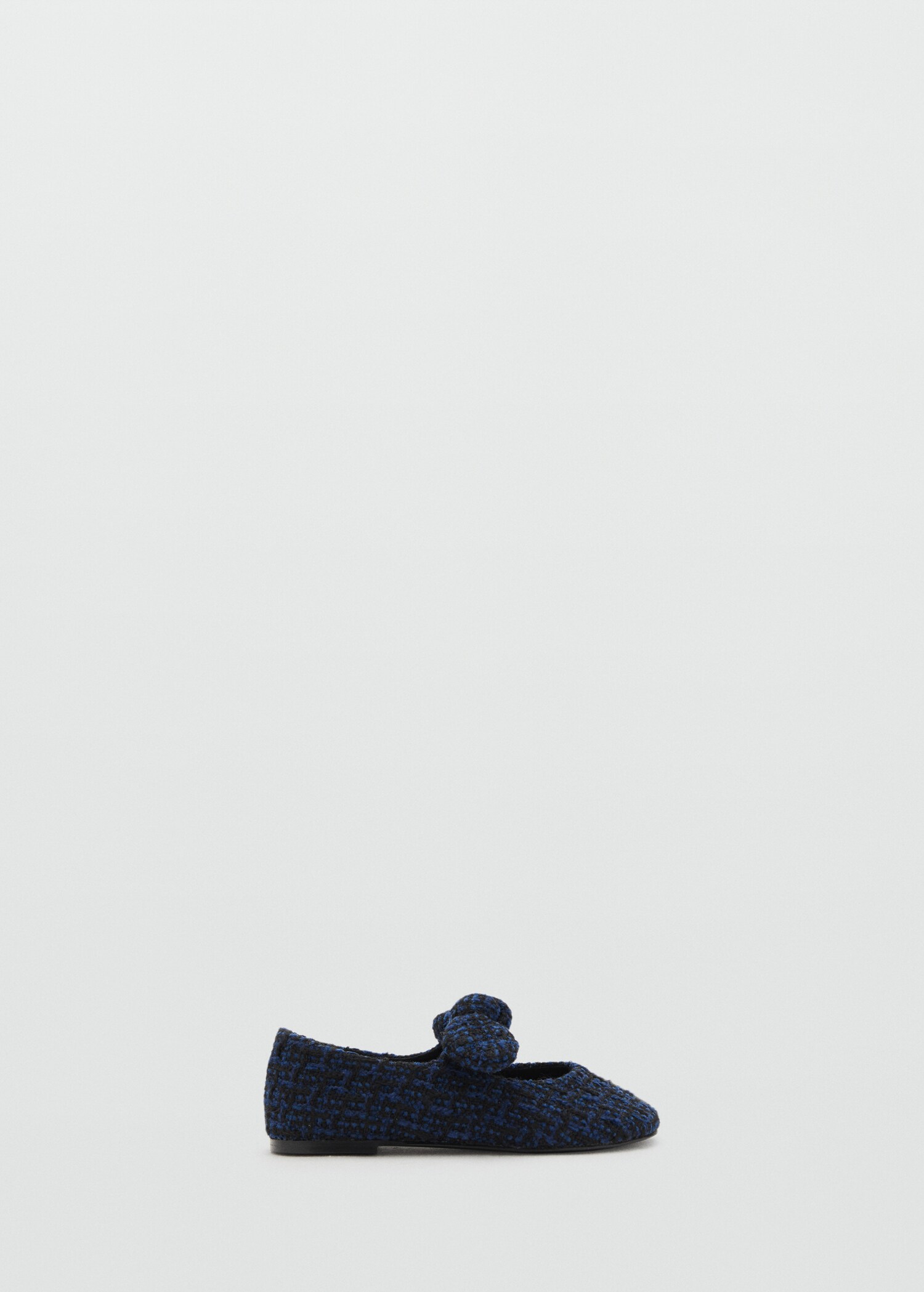 Ballerines en tweed à nœud - Article sans modèle