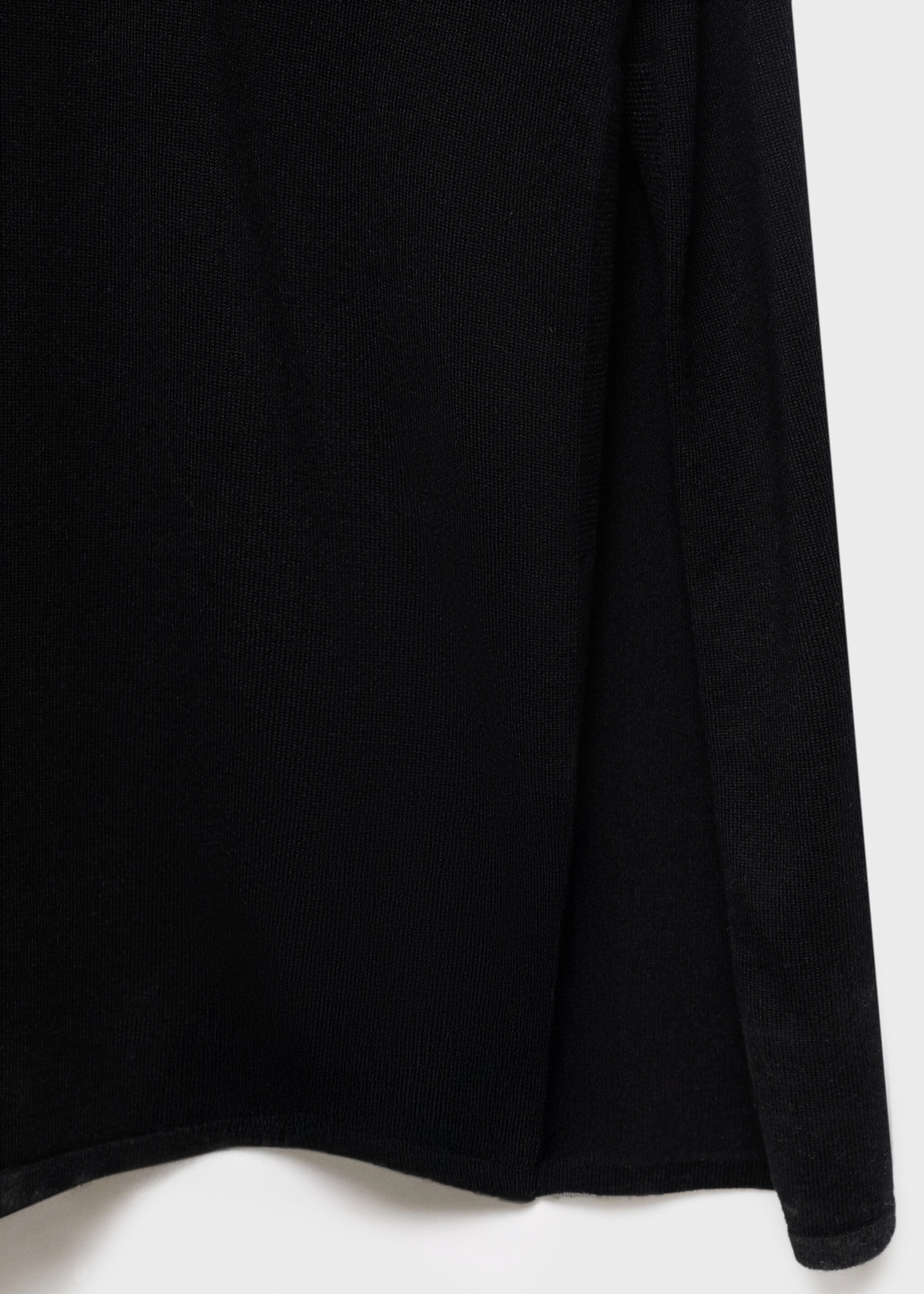 Asymmetrical dress with cut-out - Details of the article 0, Black. Ref: 17054777-00.